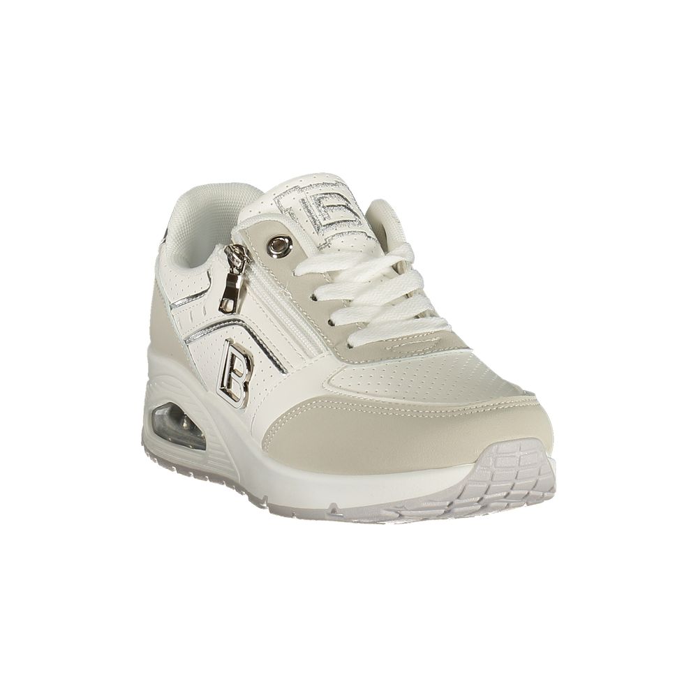 Laura Biagiotti Bianco Poliestere Women Sneaker - Luxe Nova