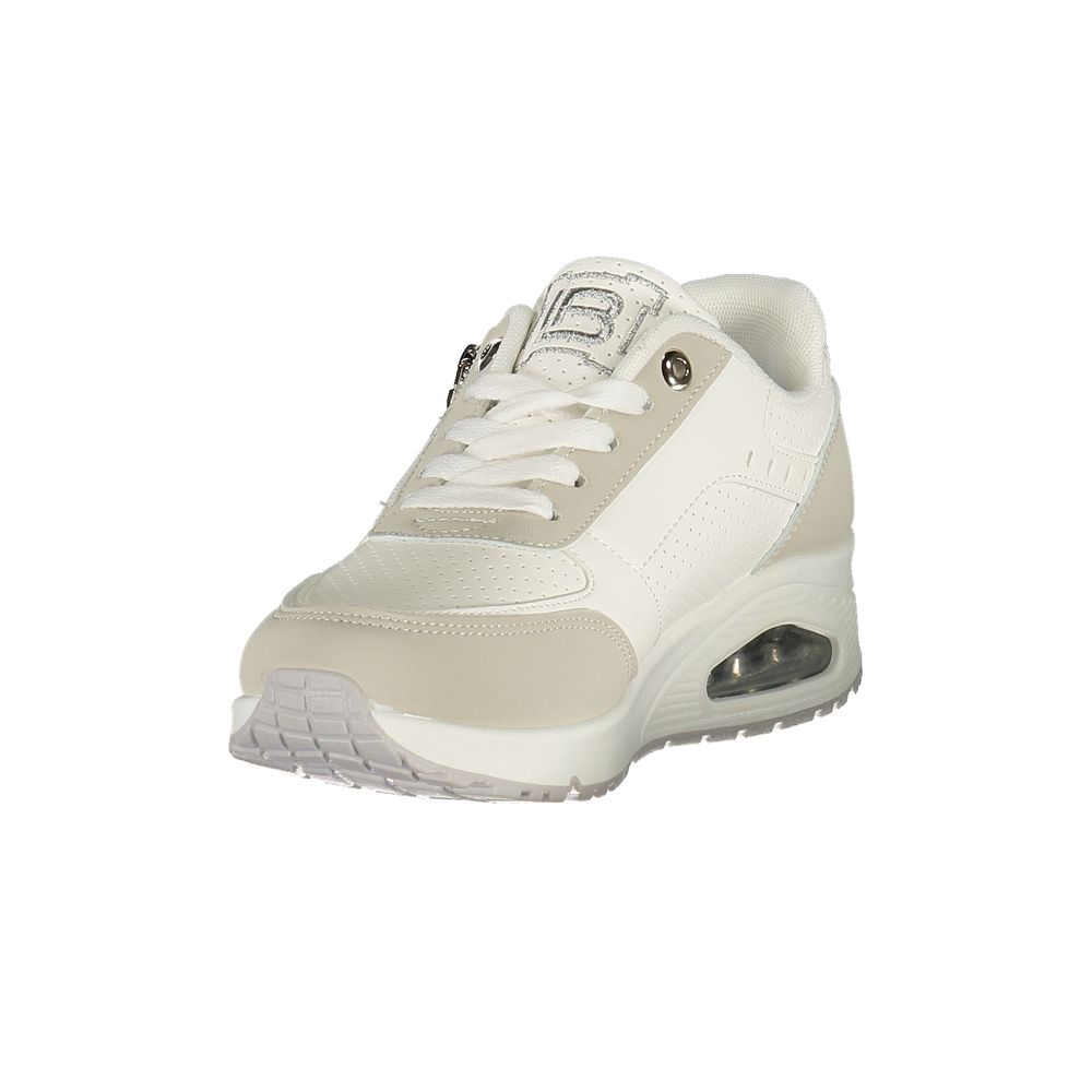 Laura Biagiotti Bianco Poliestere Women Sneaker - Luxe Nova