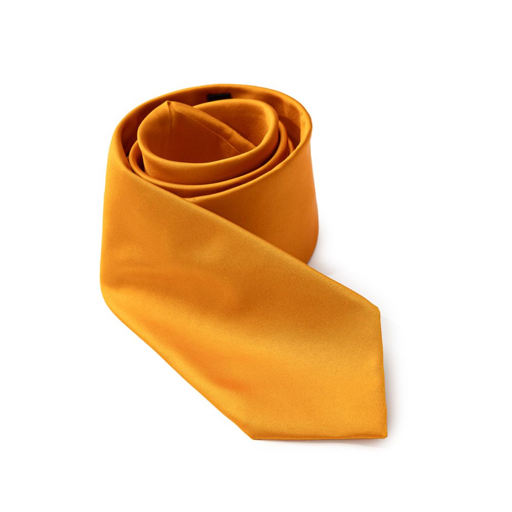 Dolce & Gabbana Orange Silk Tie - Luxe Nova