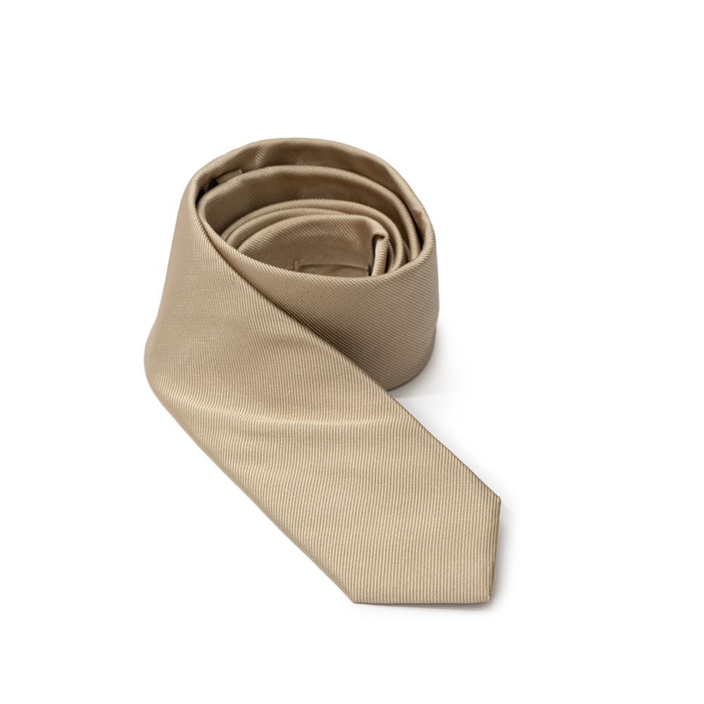 Dolce & Gabbana Gold Silk Tie - Luxe Nova