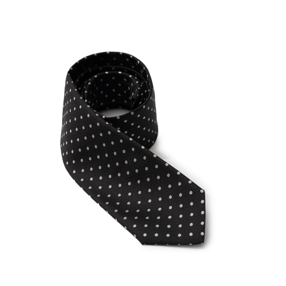 Dolce & Gabbana Black Silk Tie - Luxe Nova