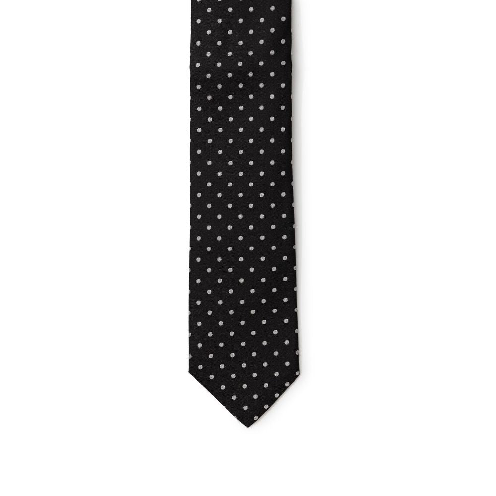 Dolce & Gabbana Black Silk Tie - Luxe Nova