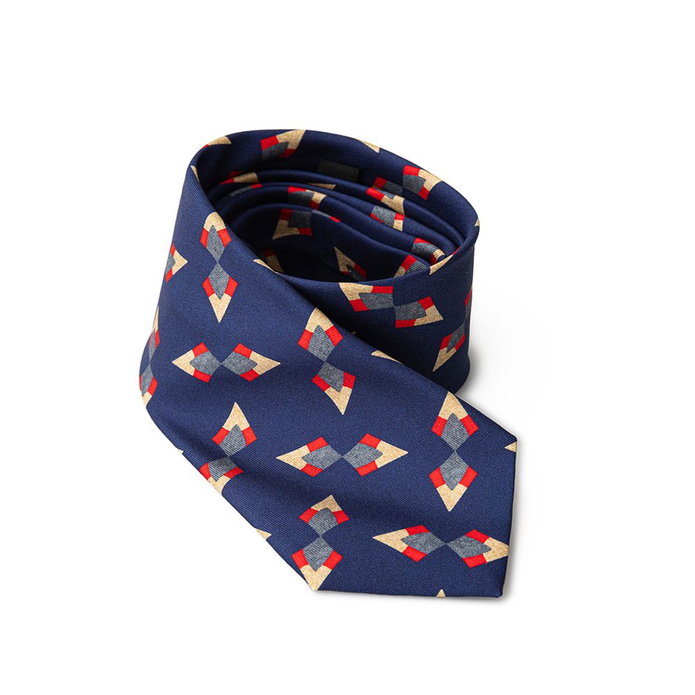 Giorgio Armani Blue Silk Tie - Luxe Nova