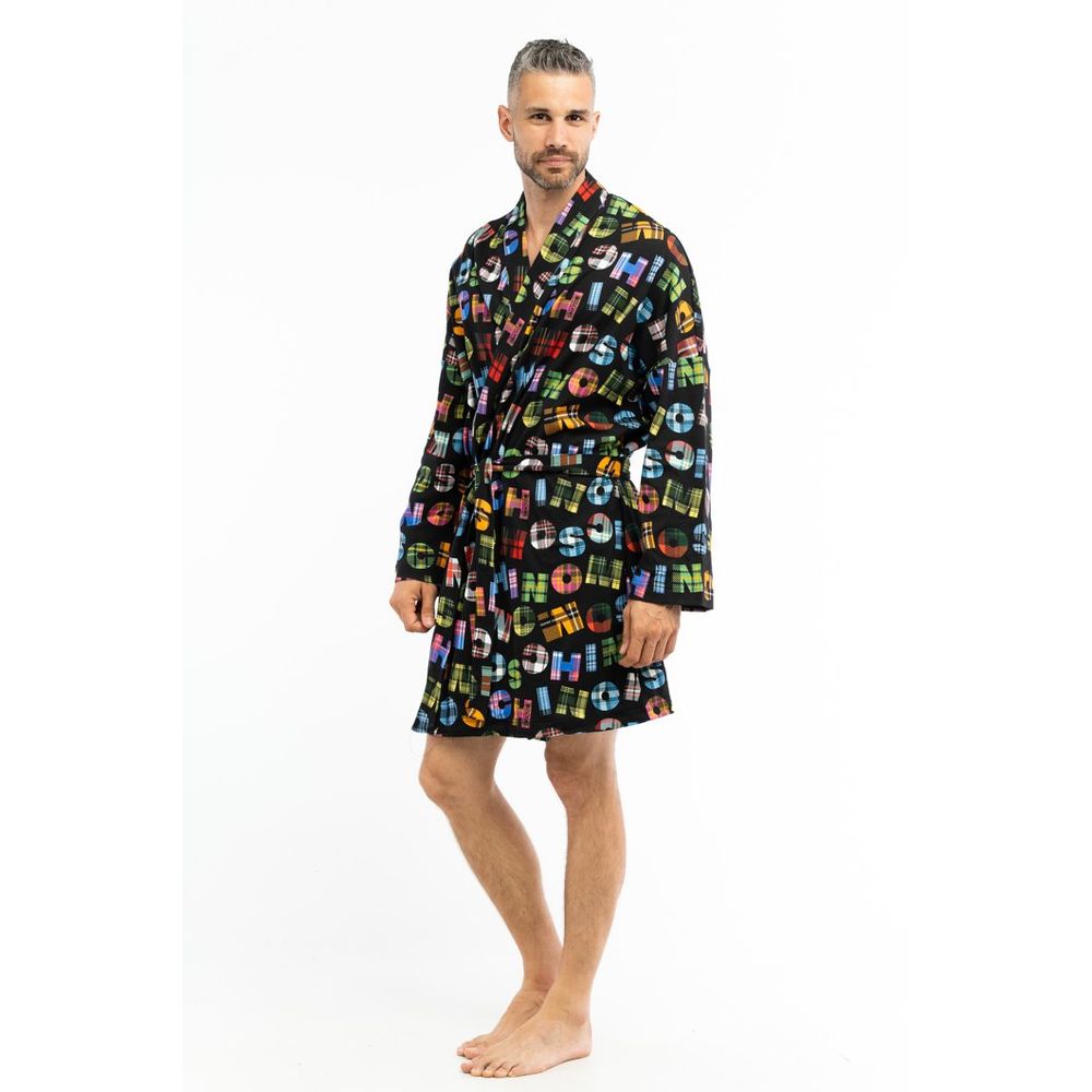 Moschino Multicolor Cotton Robe