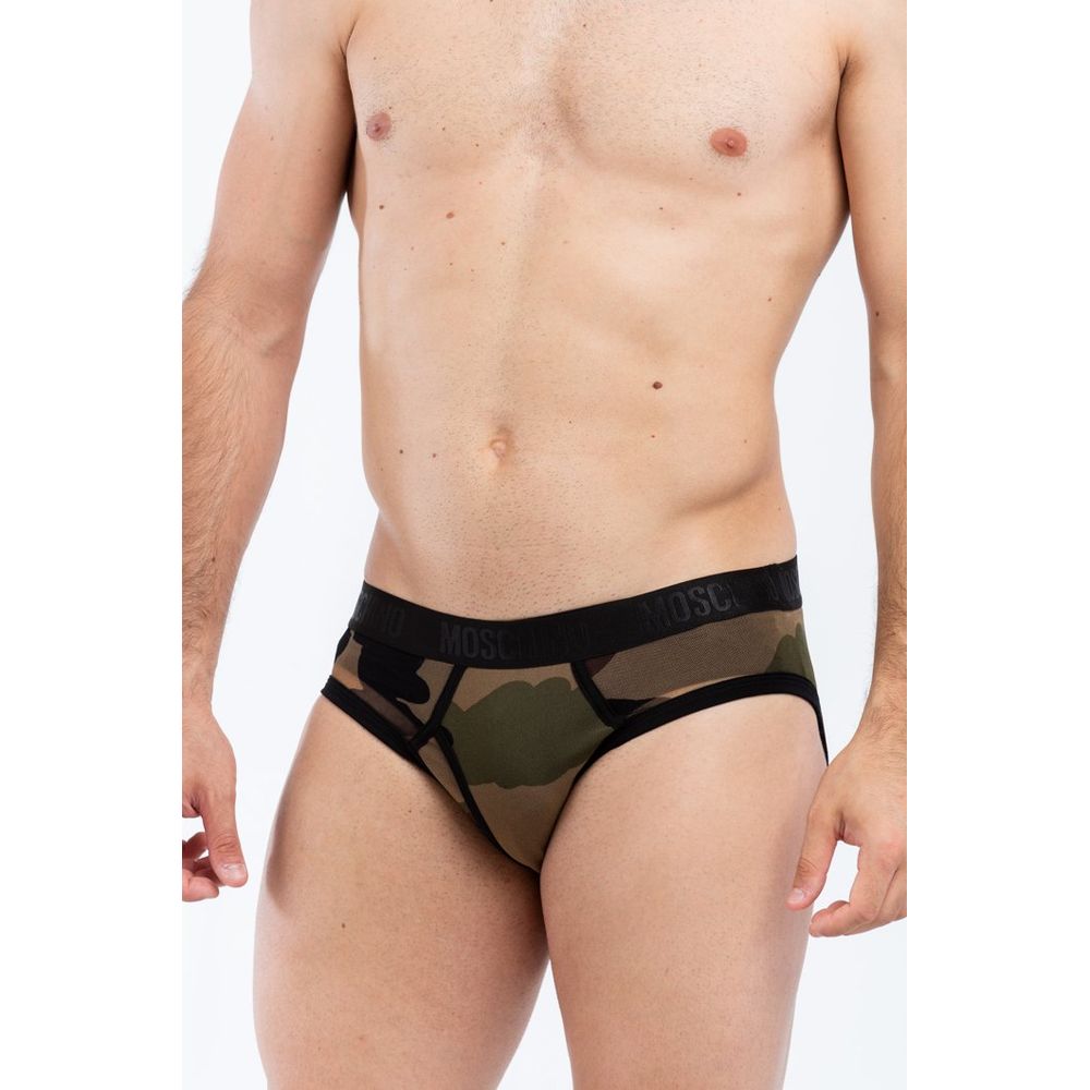 Moschino Green Polyamide Briefs
