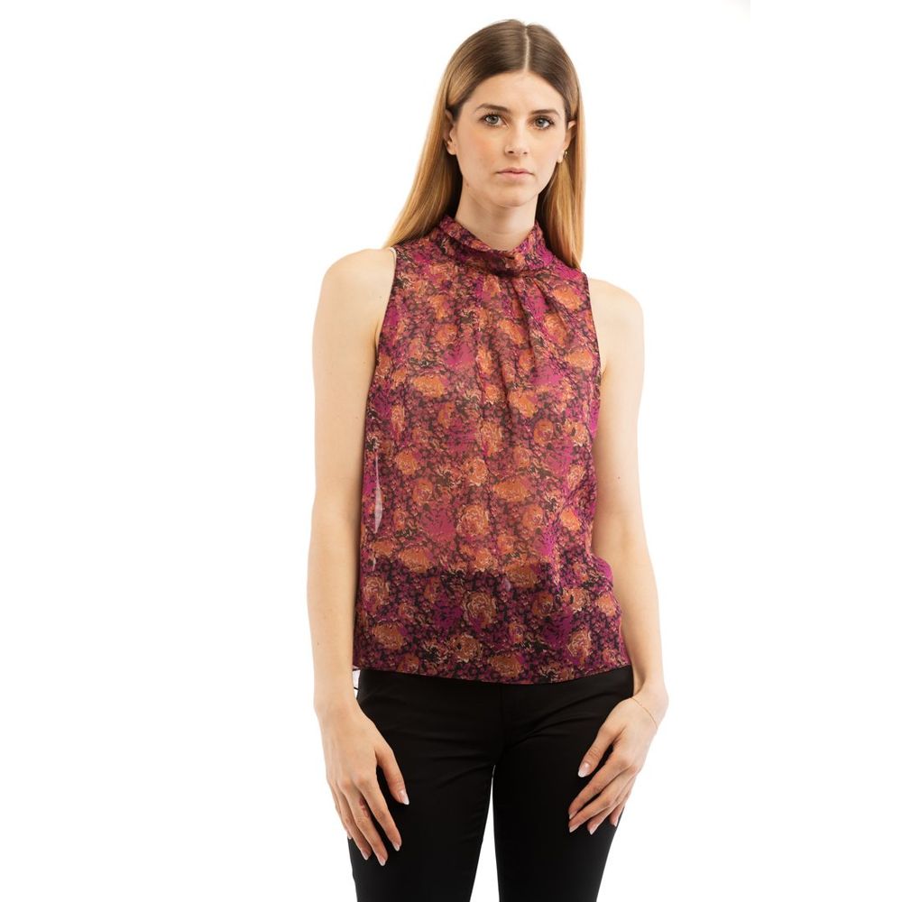 Patrizia Pepe Purple Polyester Blouse