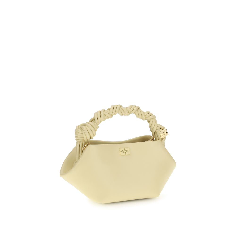 Ganni Bicolor Recycled Leather Shoulder Bag