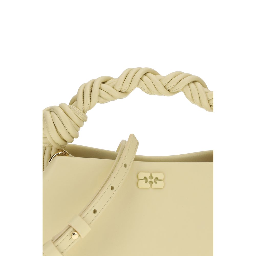 Ganni Bicolor Recycled Leather Shoulder Bag