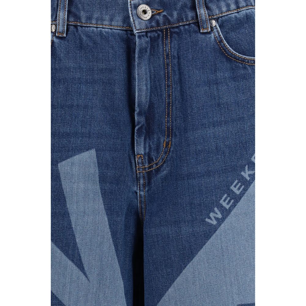 Max Mara Blue Cotton Jeans Denim