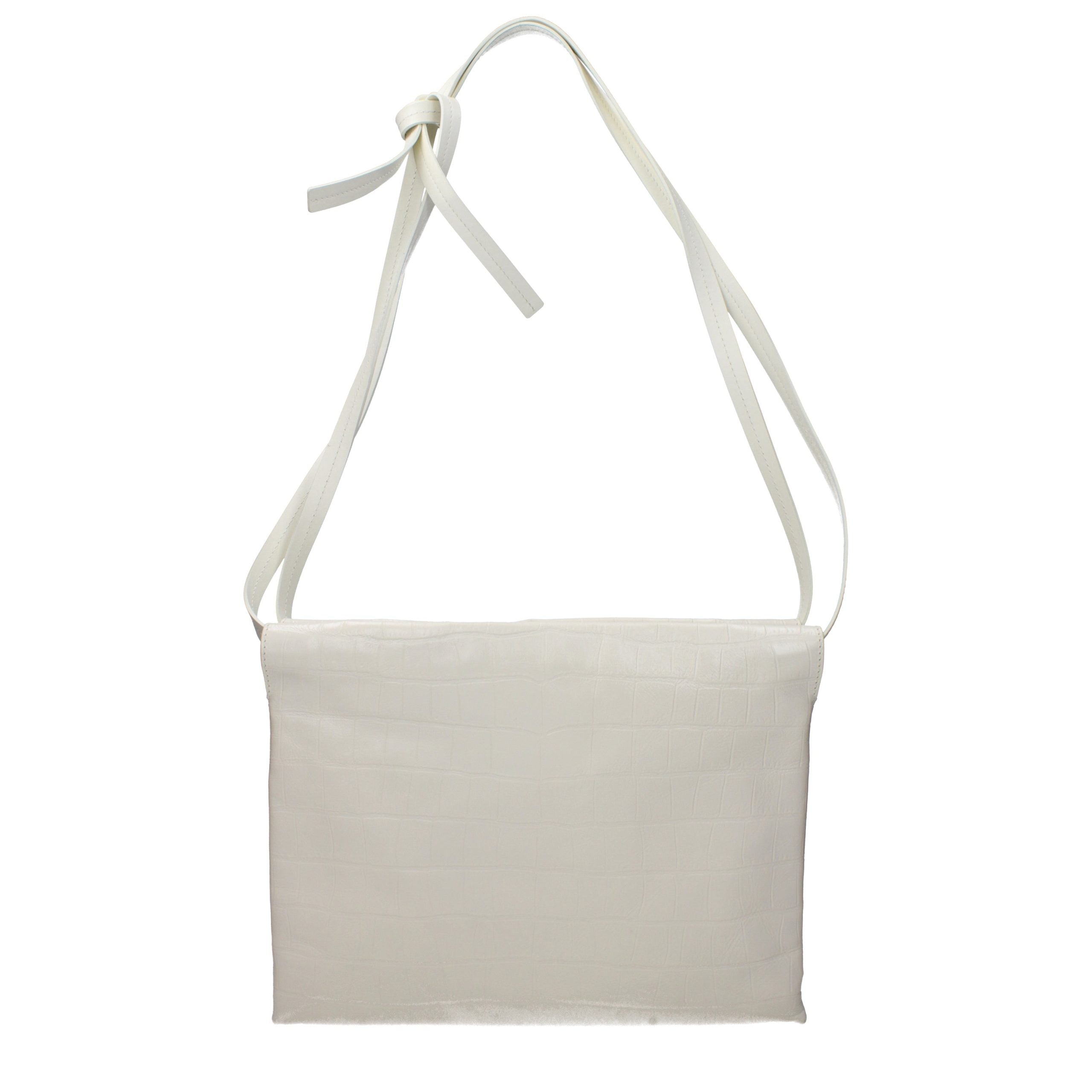Jil Sander Beige Leather Crossbody Bag