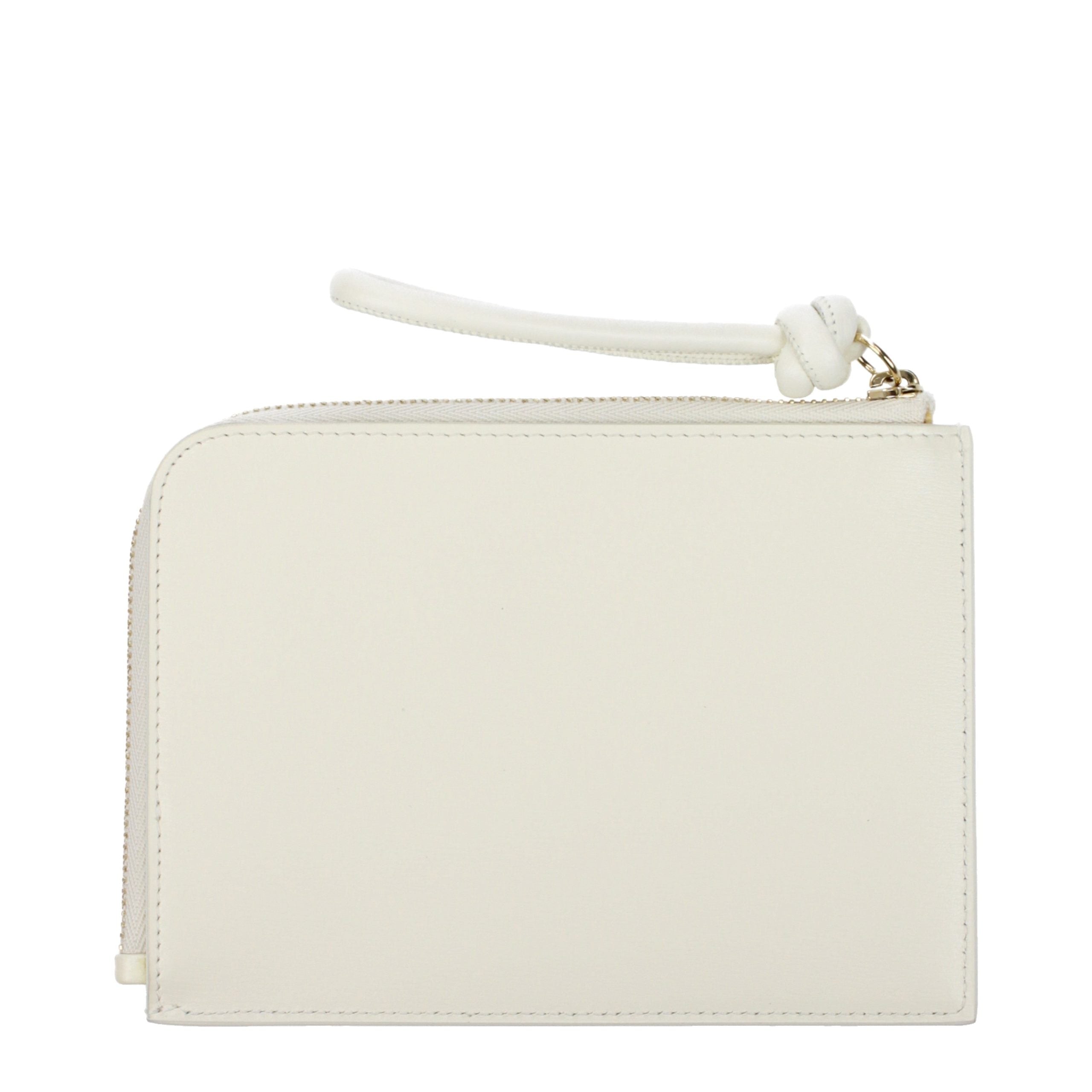 Jil Sander Beige Leather Wallet