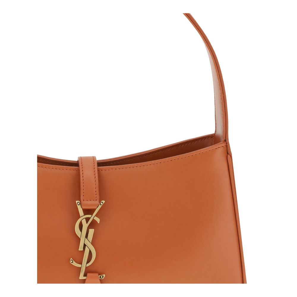 Saint Laurent Orange Calf Leather Bos Taurus Handbag