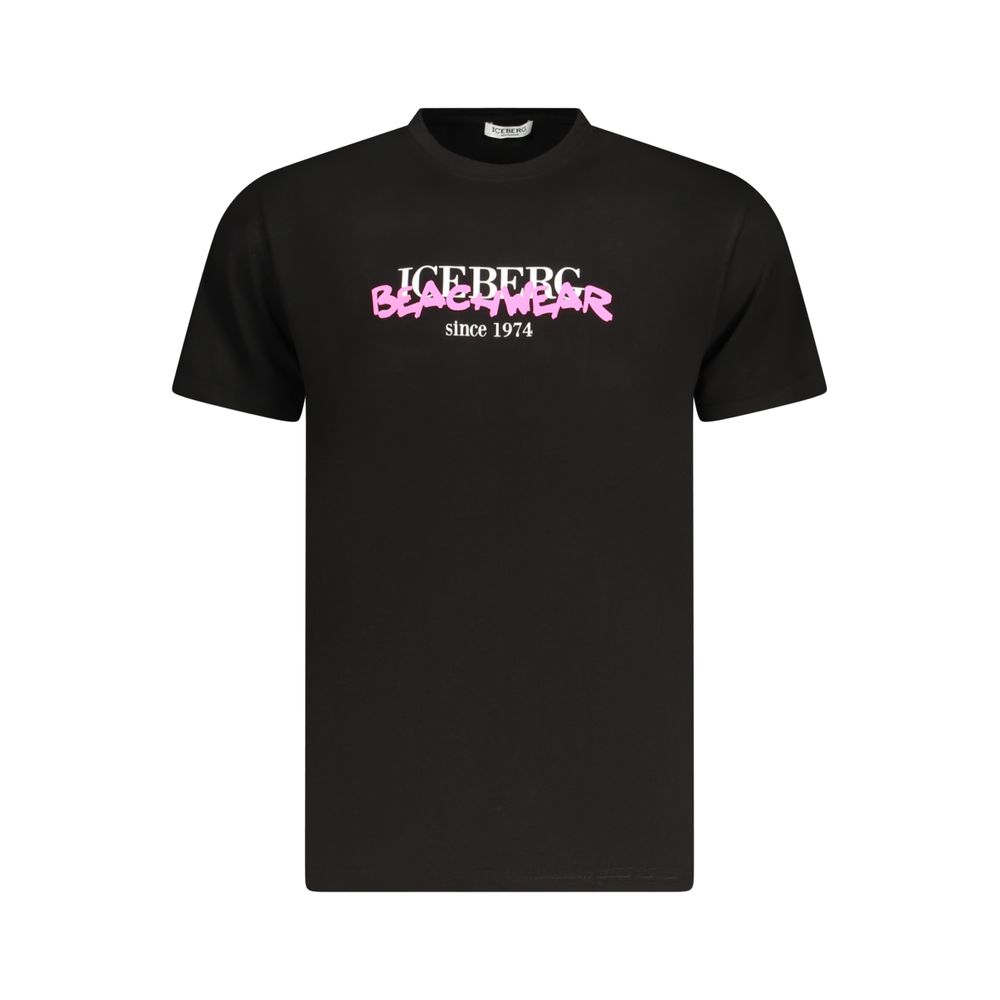 Iceberg Neon Cotton Men T-Shirt