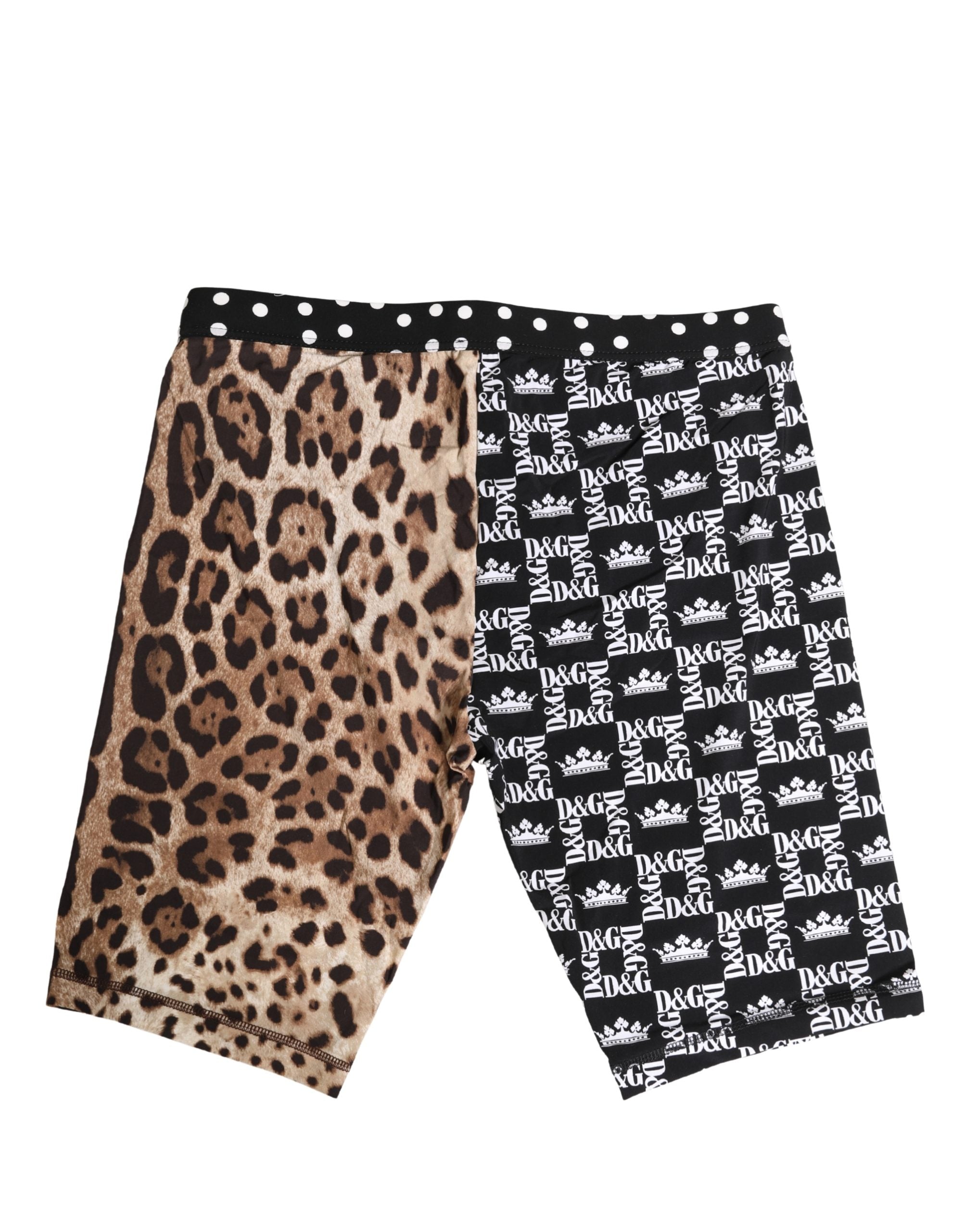 Dolce & Gabbana Multicolor Patterned Cycling Bike Shorts Underwear