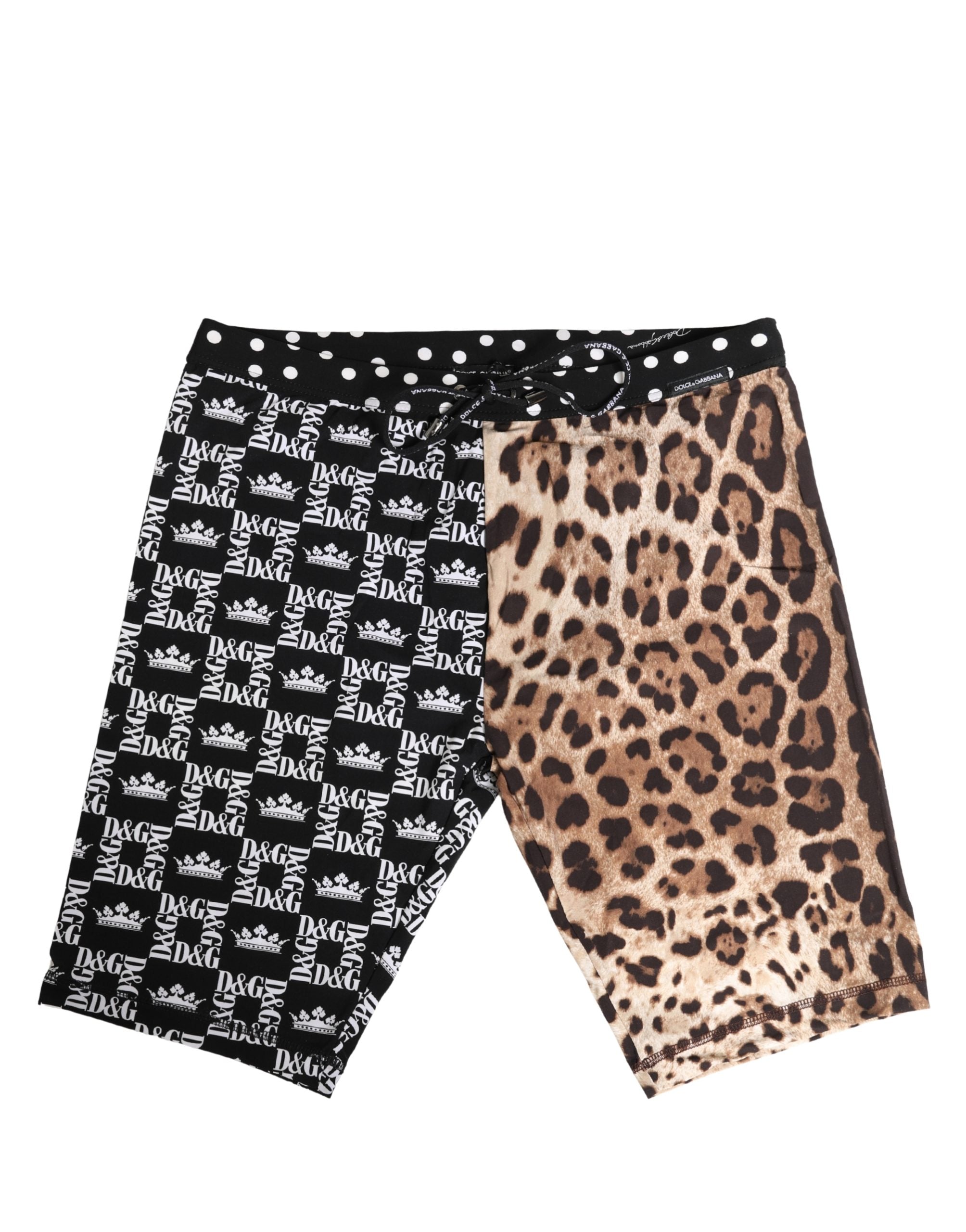 Dolce & Gabbana Multicolor Patterned Cycling Bike Shorts Underwear