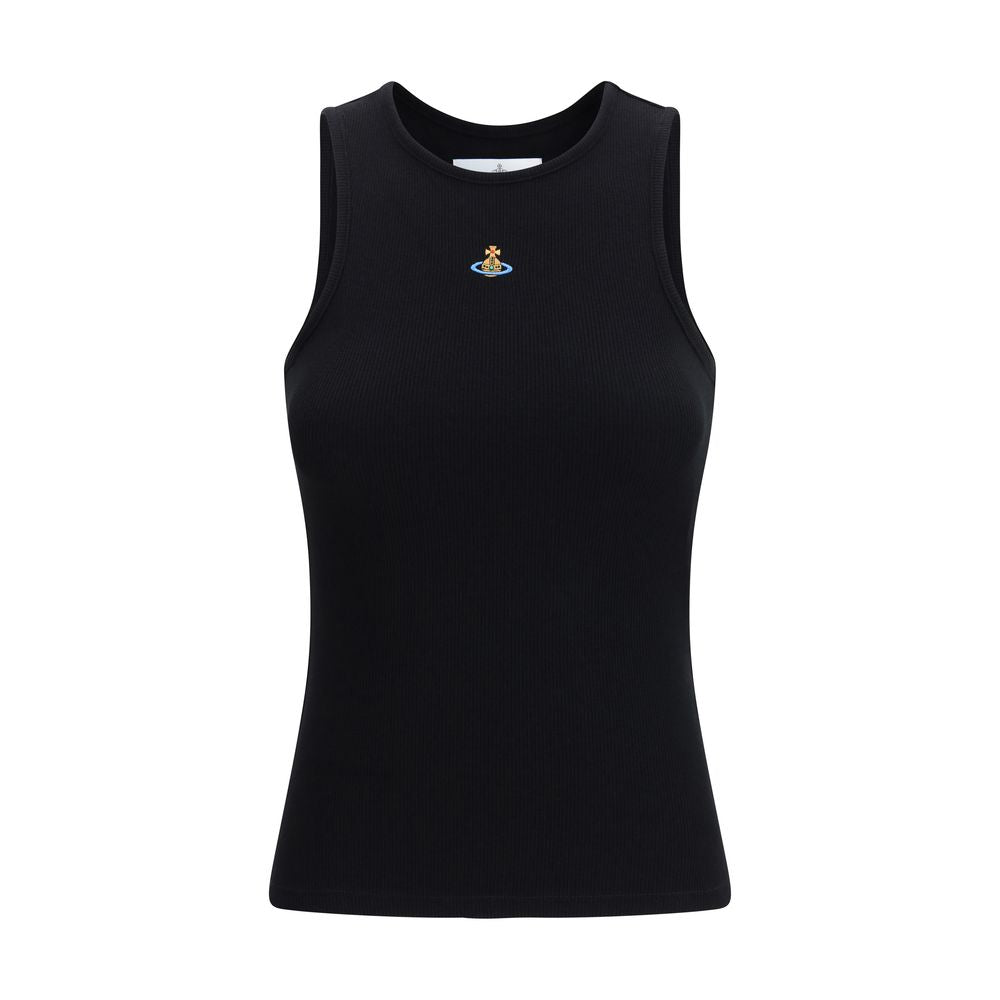Vivienne Westwood Black Cotton Tank Tops