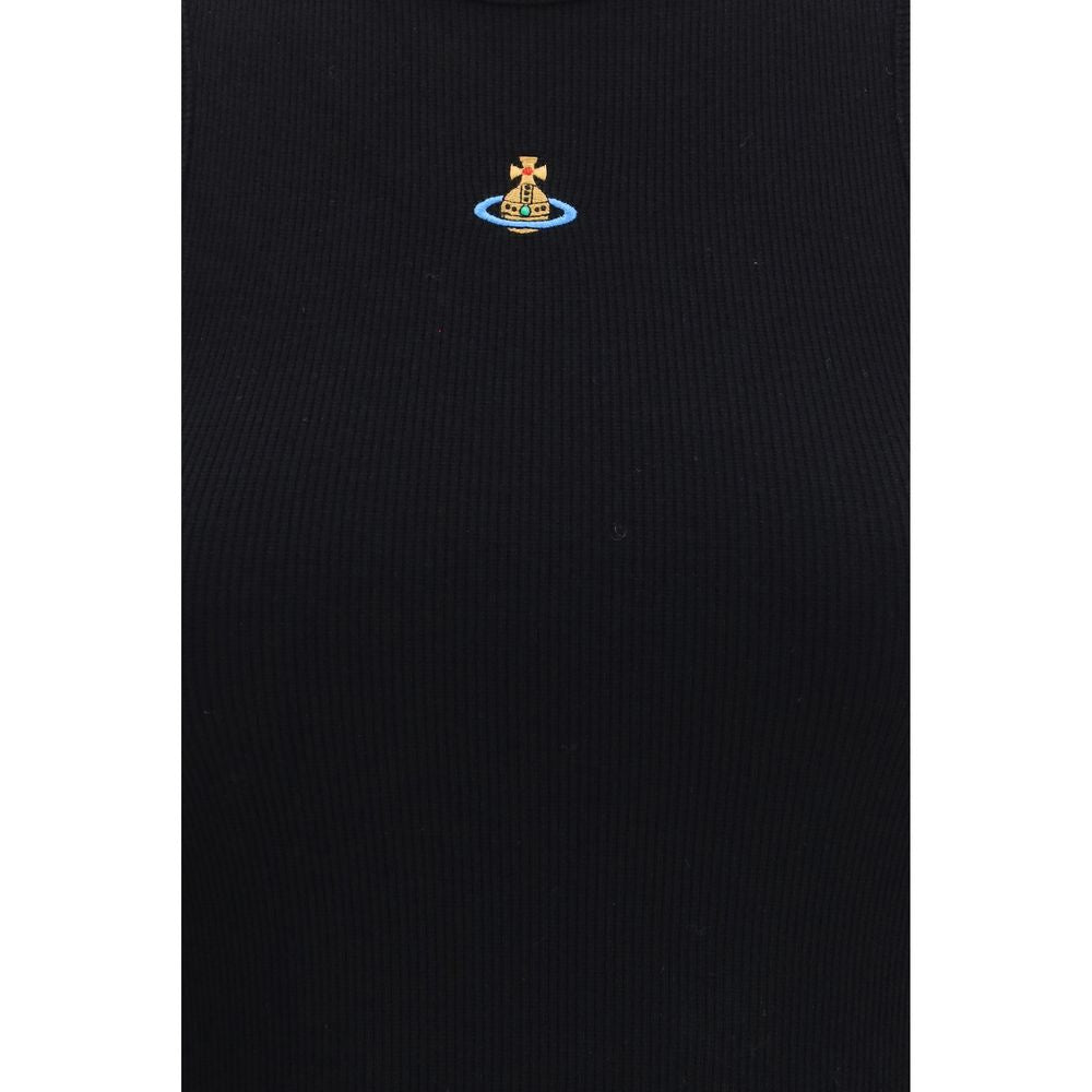 Vivienne Westwood Black Cotton Tank Tops