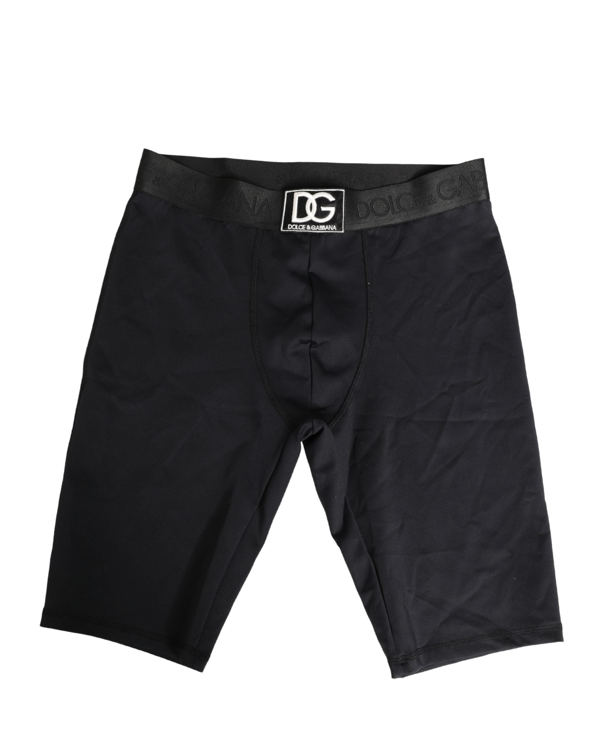 Dolce & Gabbana Black Logo Waistband Men BoxerShorts Underwear