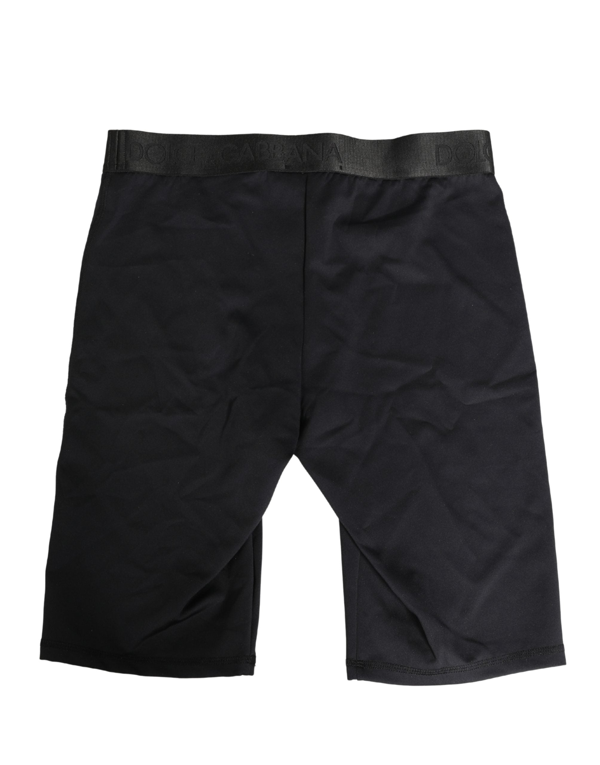 Dolce & Gabbana Black Logo Waistband Men BoxerShorts Underwear