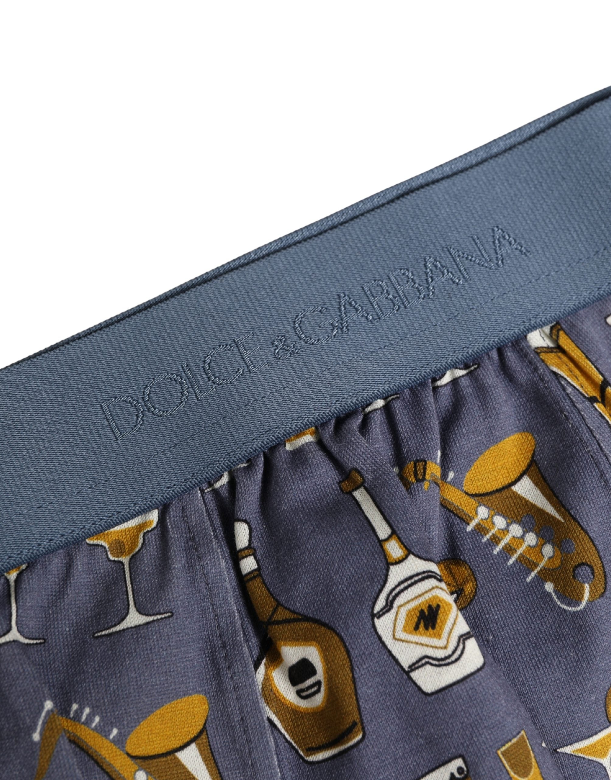 Dolce & Gabbana Gray Jazz Cocktail Men Brando Brief Underwear