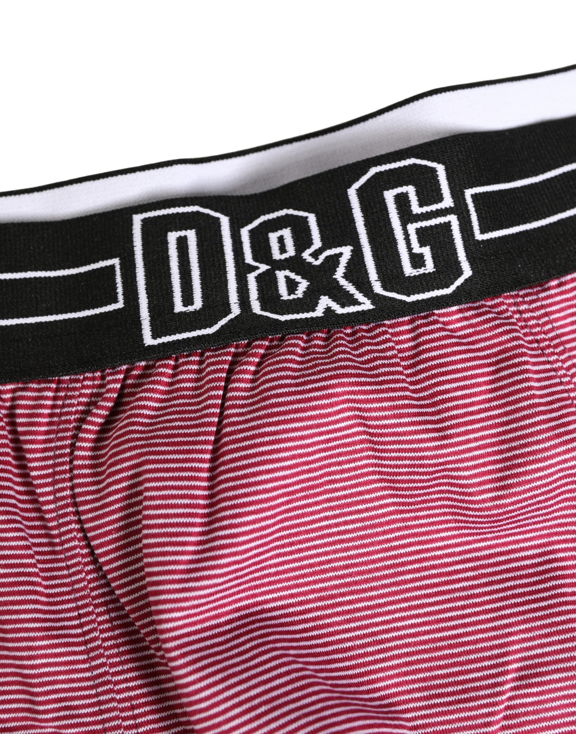 Dolce & Gabbana Pink D&G Logo Cotton Regular Boxer Underwear