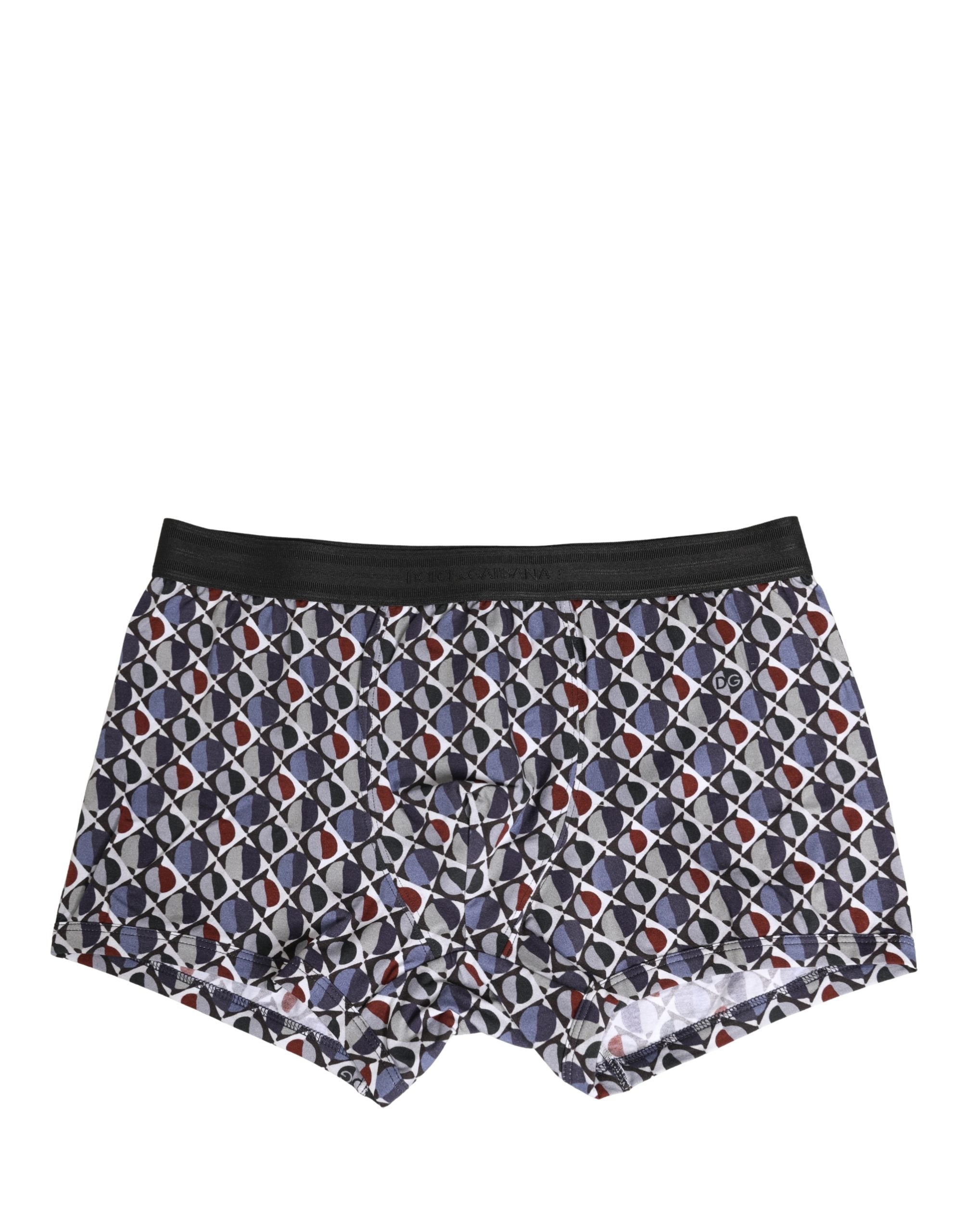 Dolce & Gabbana Multicolor Patterned Regular Boxer Underwear