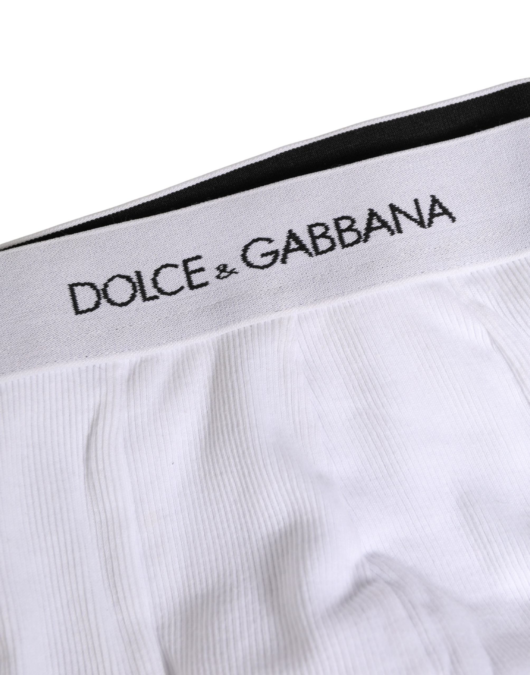 Dolce & Gabbana White Logo Waistband Men Brando Brief Underwear