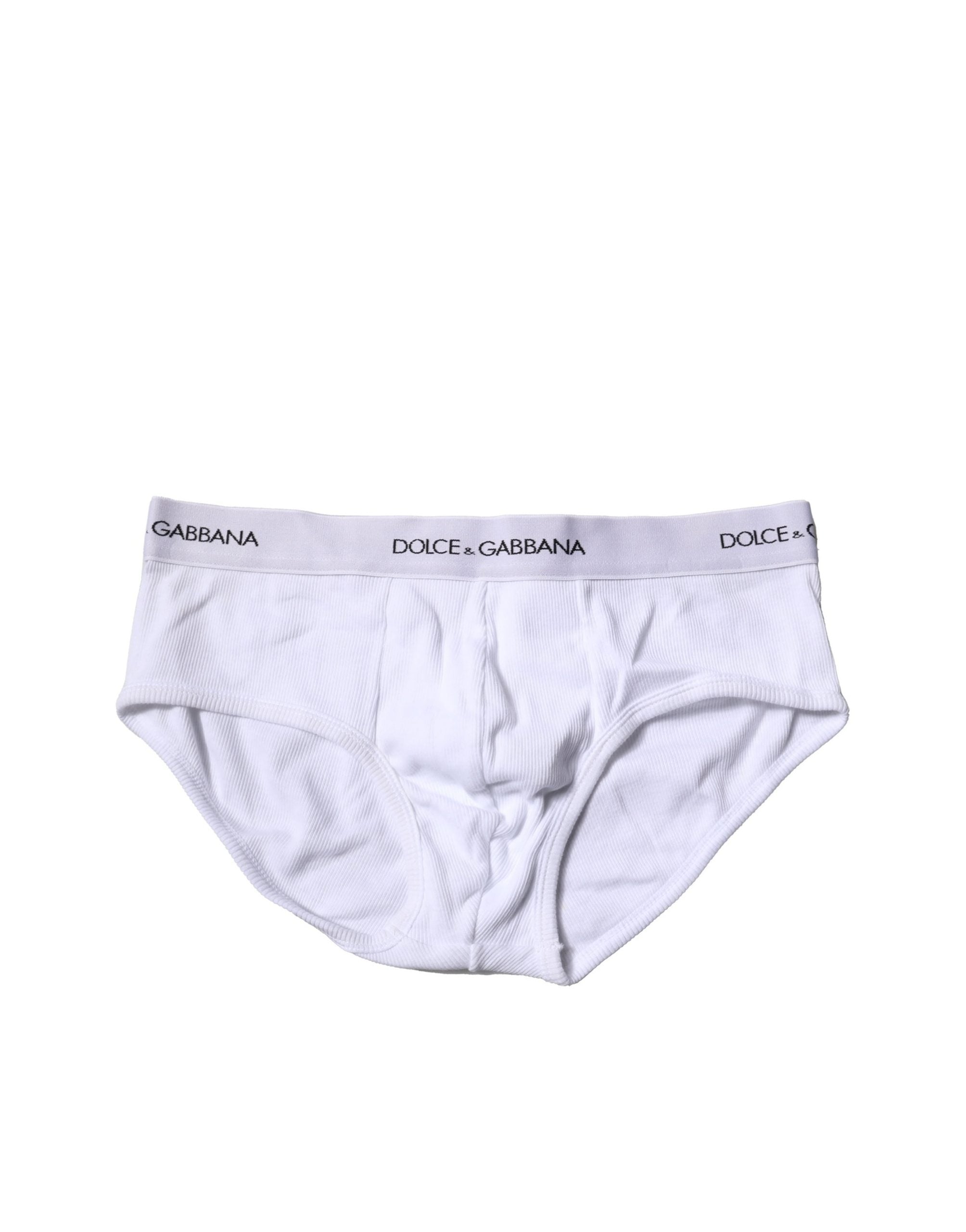 Dolce & Gabbana White Logo Waistband Men Brando Brie Underwear