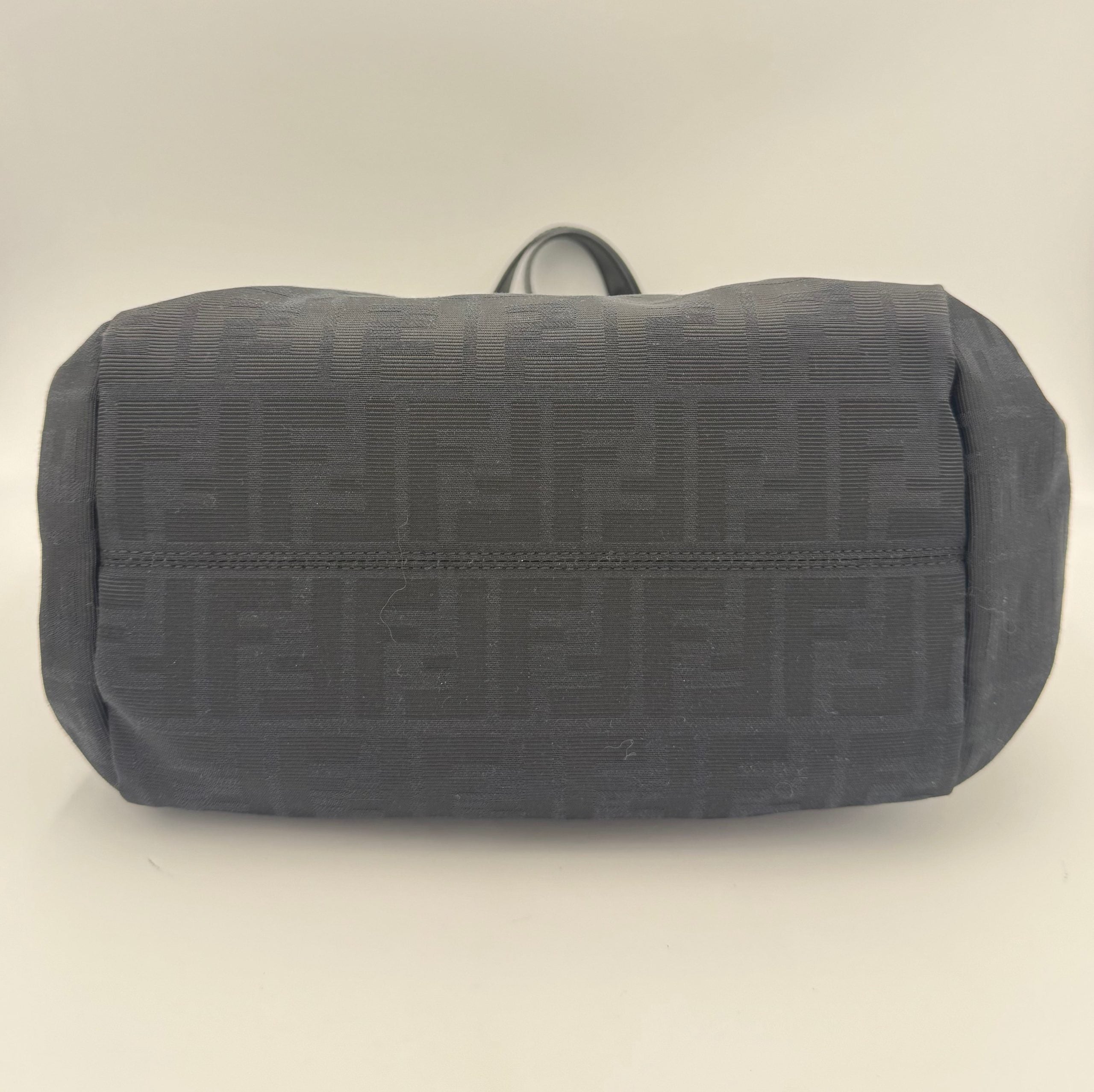 Fendi FENDI Hobo FF Zucca Black Shoulder Bag
