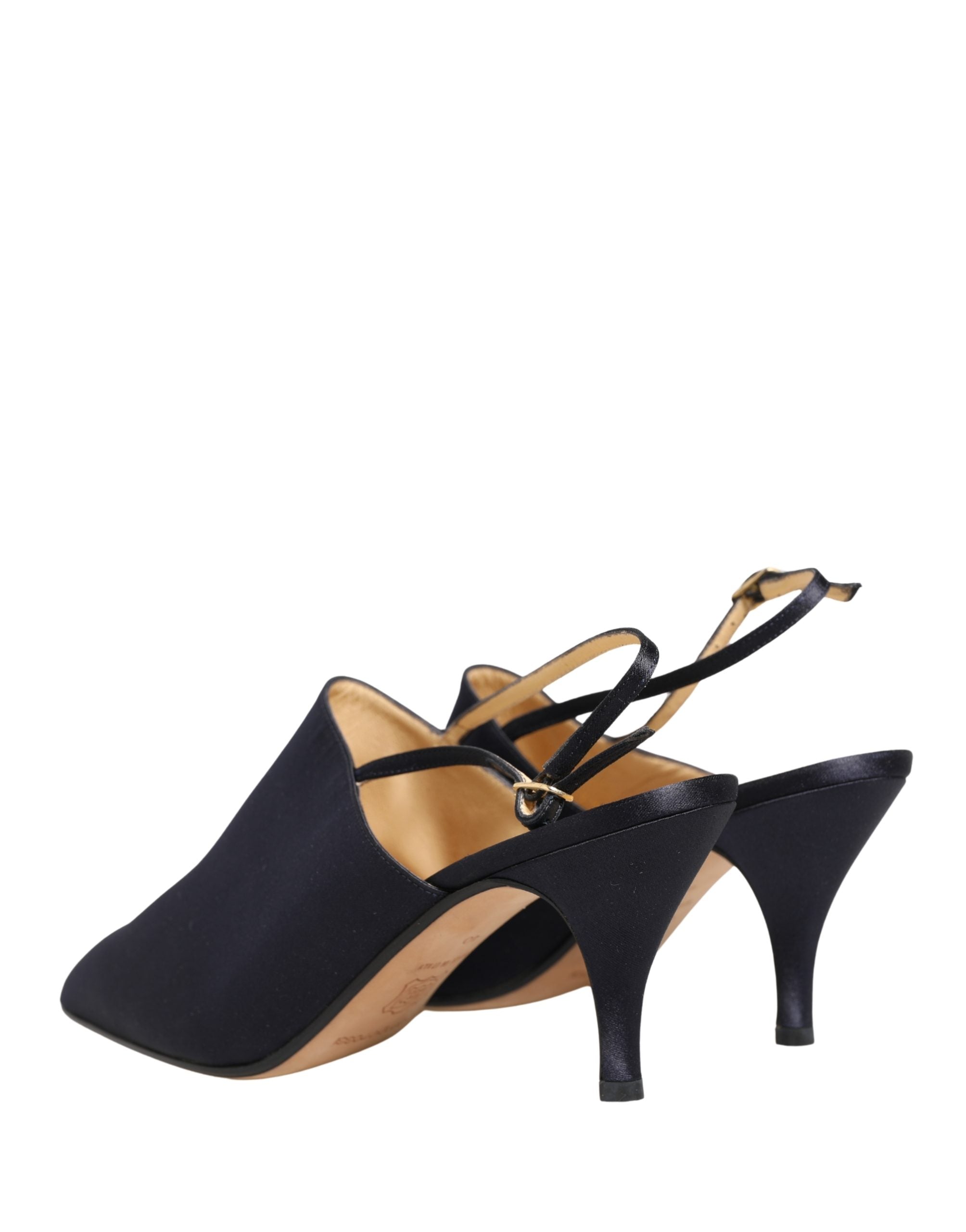 Dolce & Gabbana Black Suede Heels Slingbacks Shoes