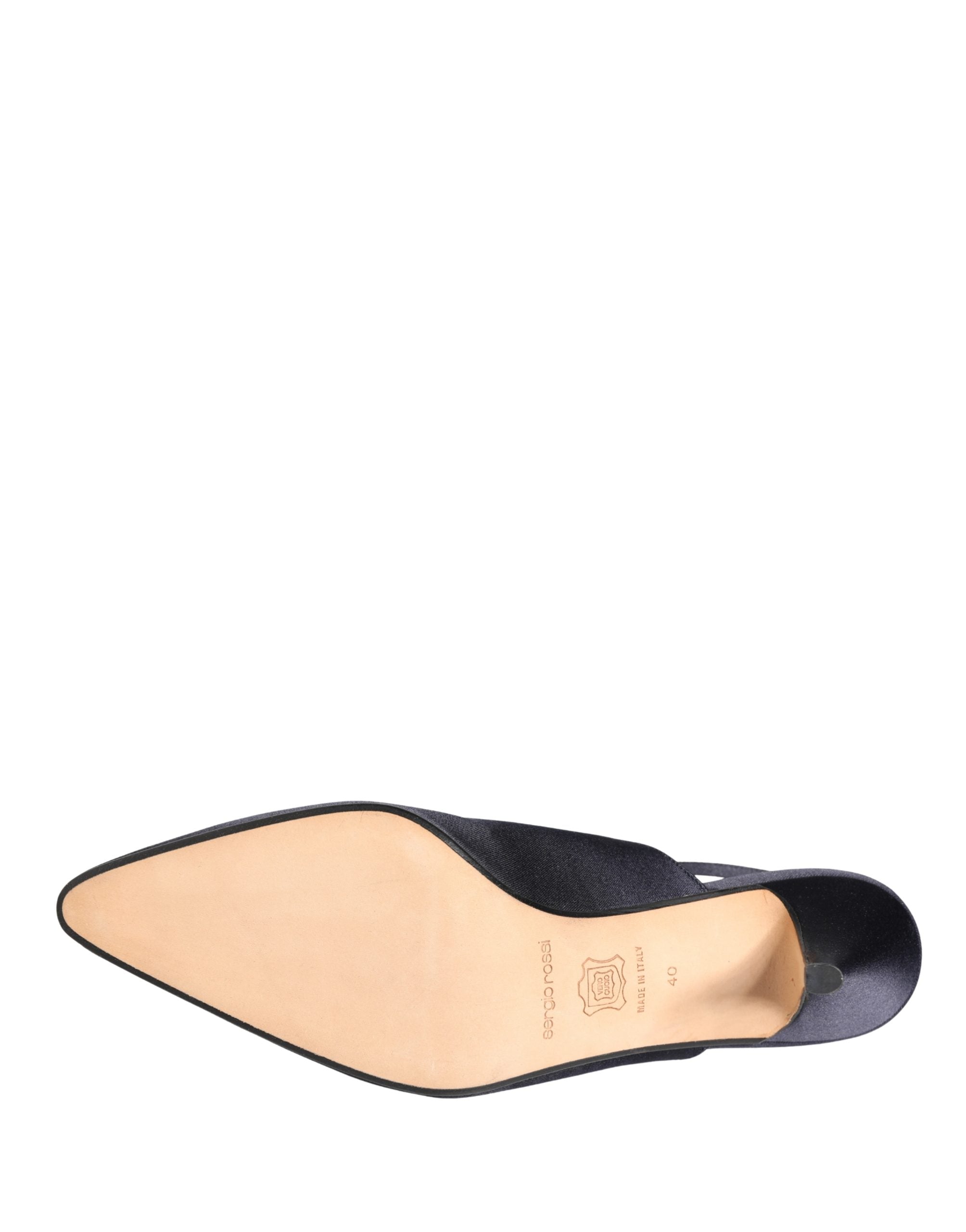 Dolce & Gabbana Black Suede Heels Slingbacks Shoes