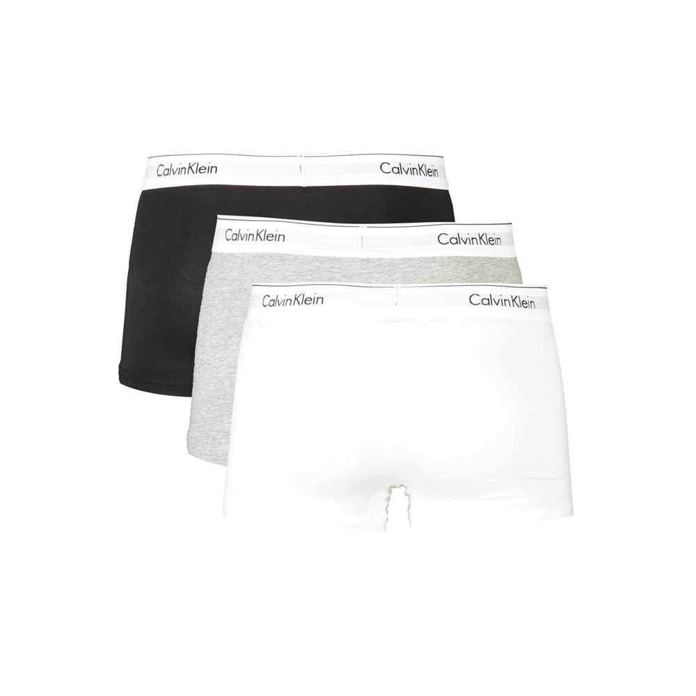 Calvin Klein Grigio Cotton Men's Trunk