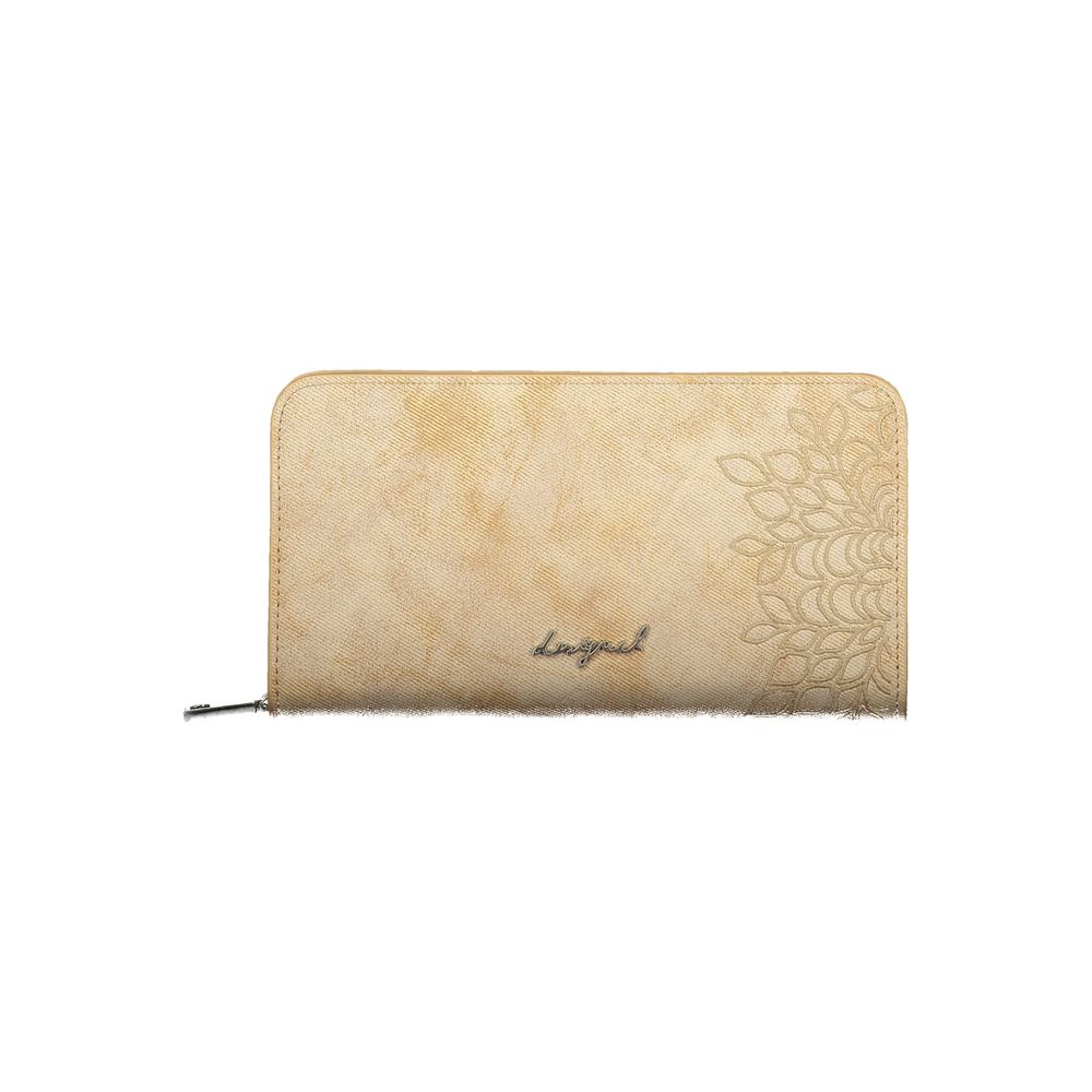 Desigual Beige Polyurethane Women Wallet