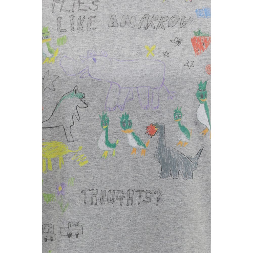 Maison Mihara Yasuhiro Gray Cotton T-Shirt