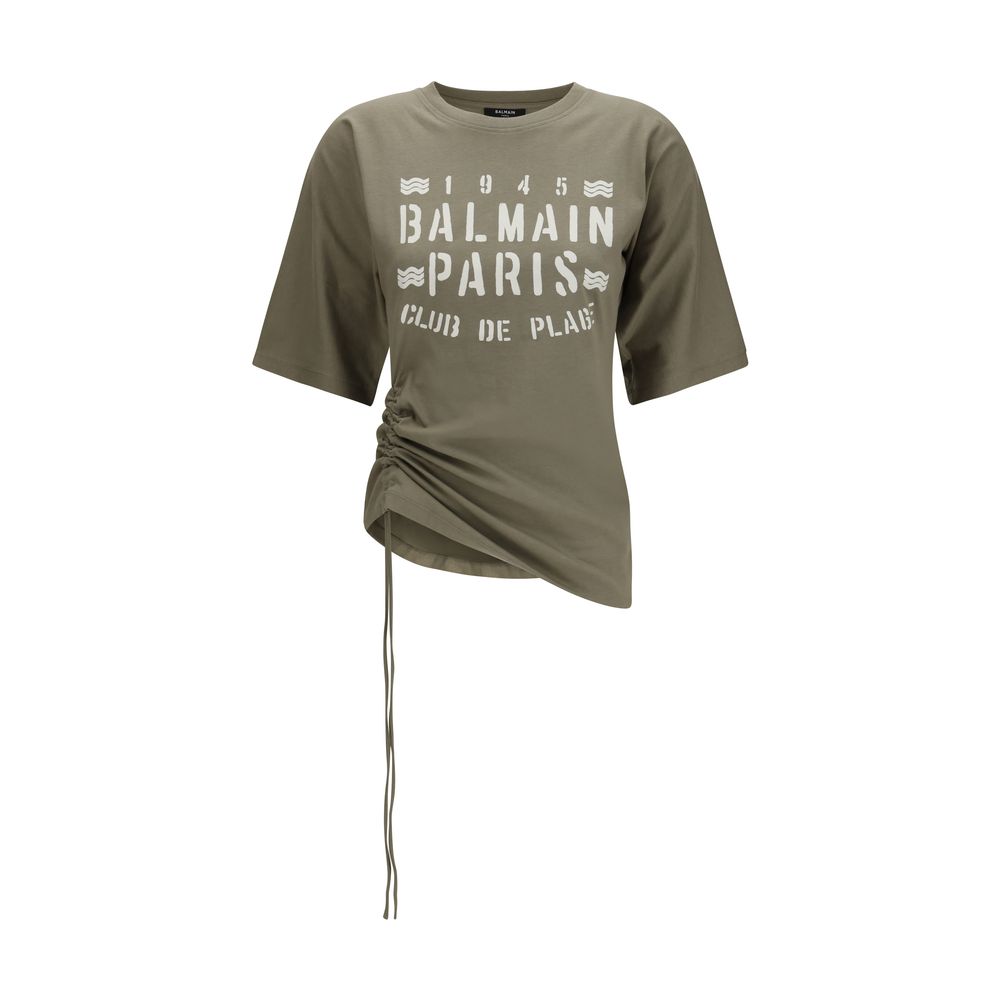 Balmain Bicolor Cotton T-Shirt