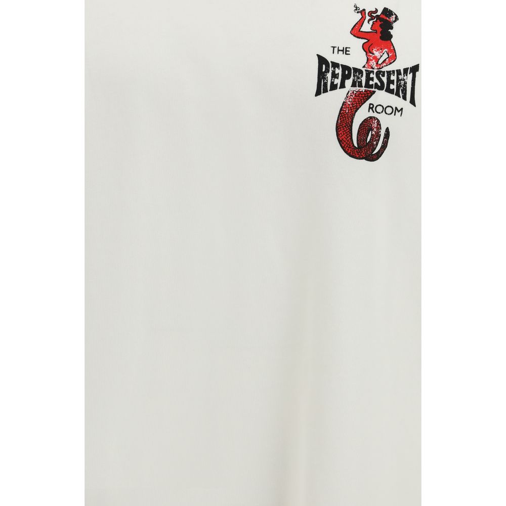 Represent White Cotton T-Shirt