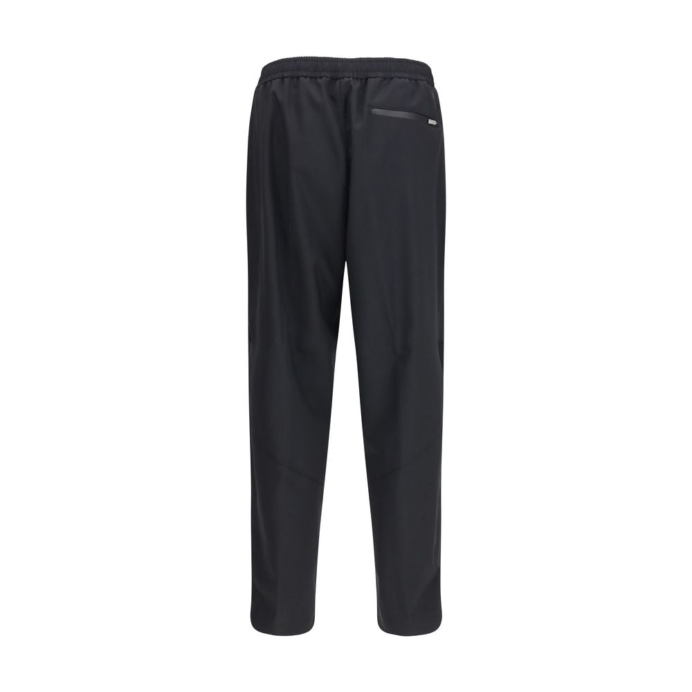 LAMINAR Black Polyester Casual Pants