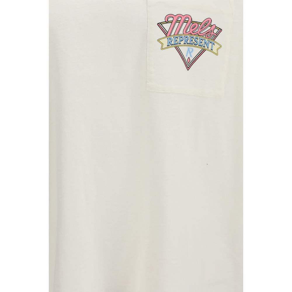 Represent White Cotton T-Shirt