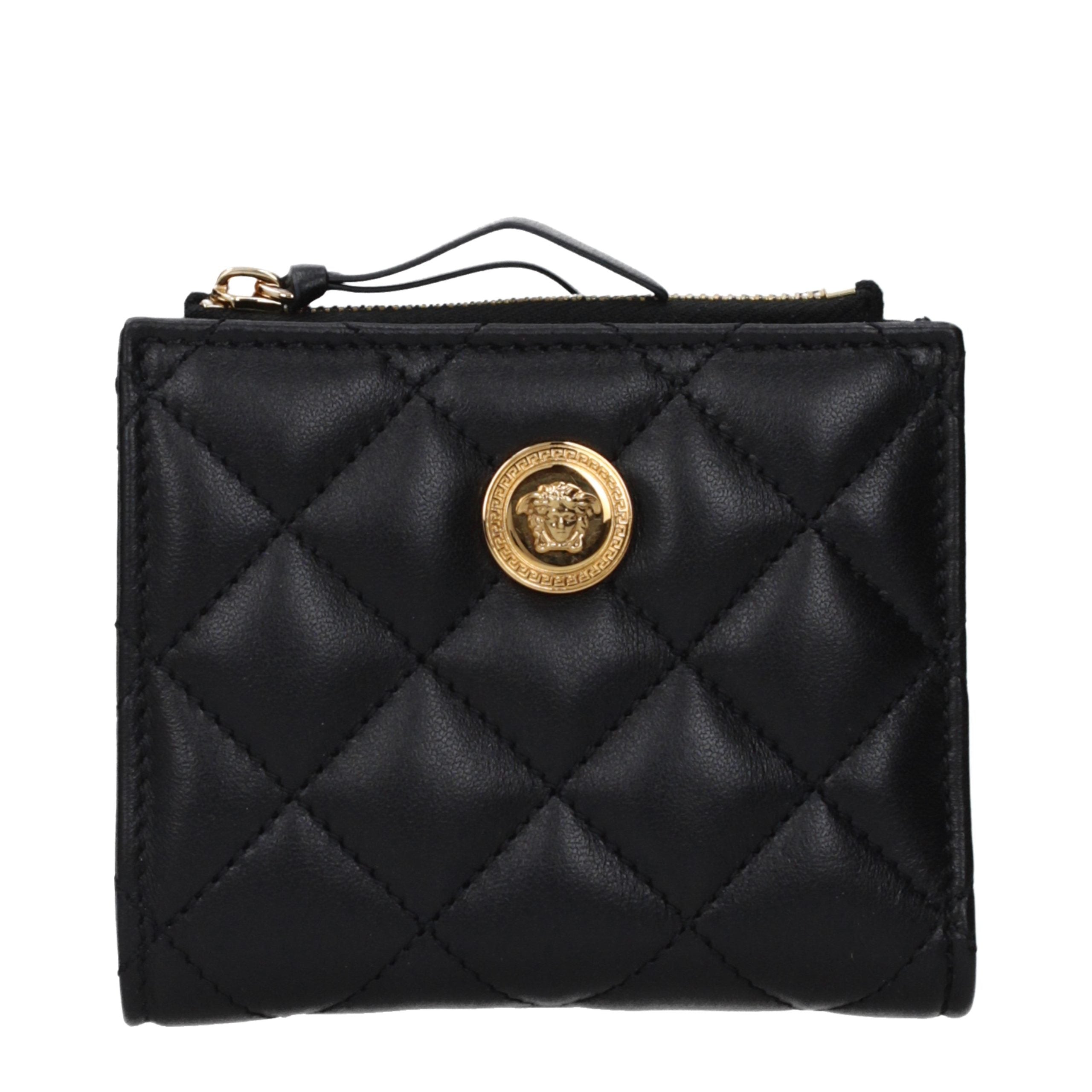 Versace Black Leather Wallet