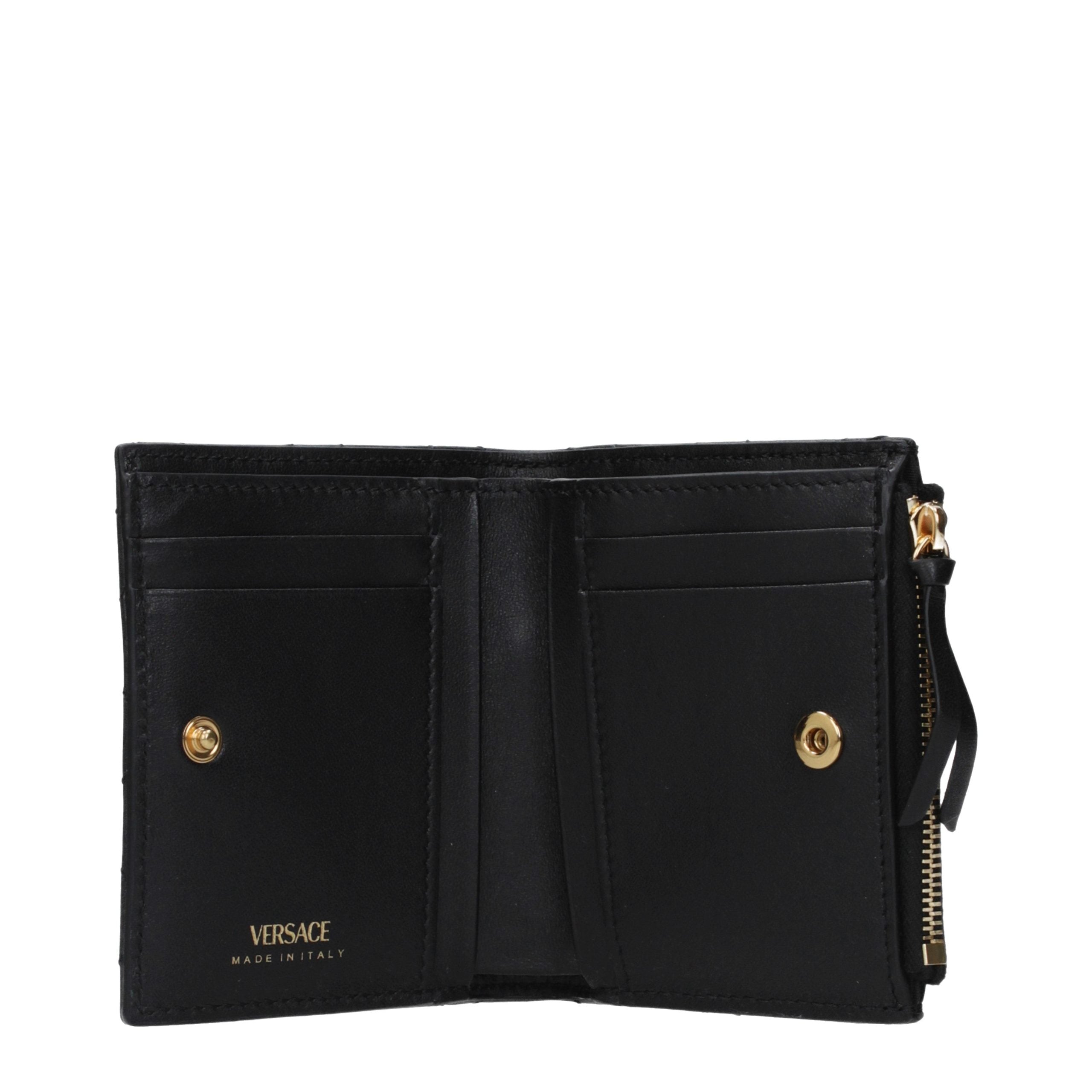 Versace Black Leather Wallet