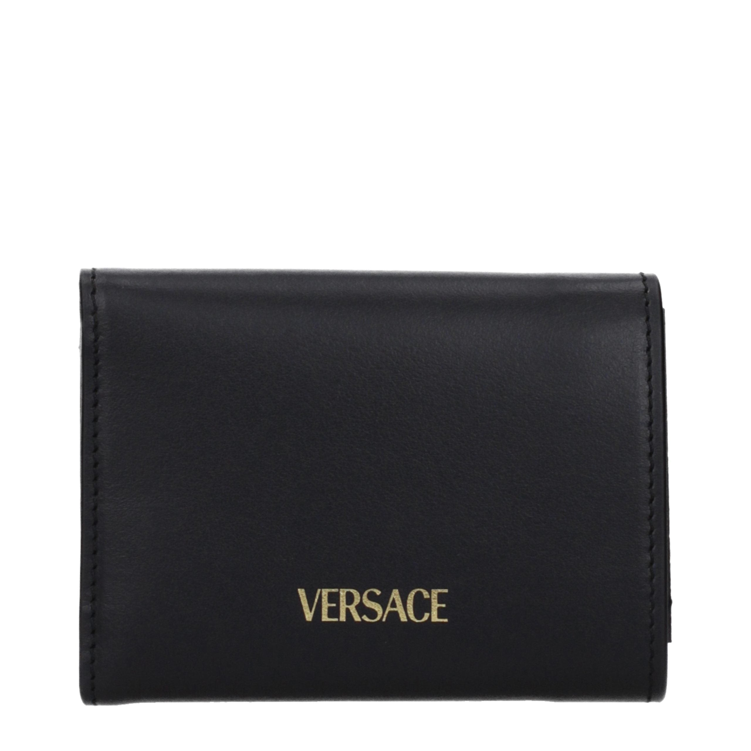 Versace Black Leather Wallet