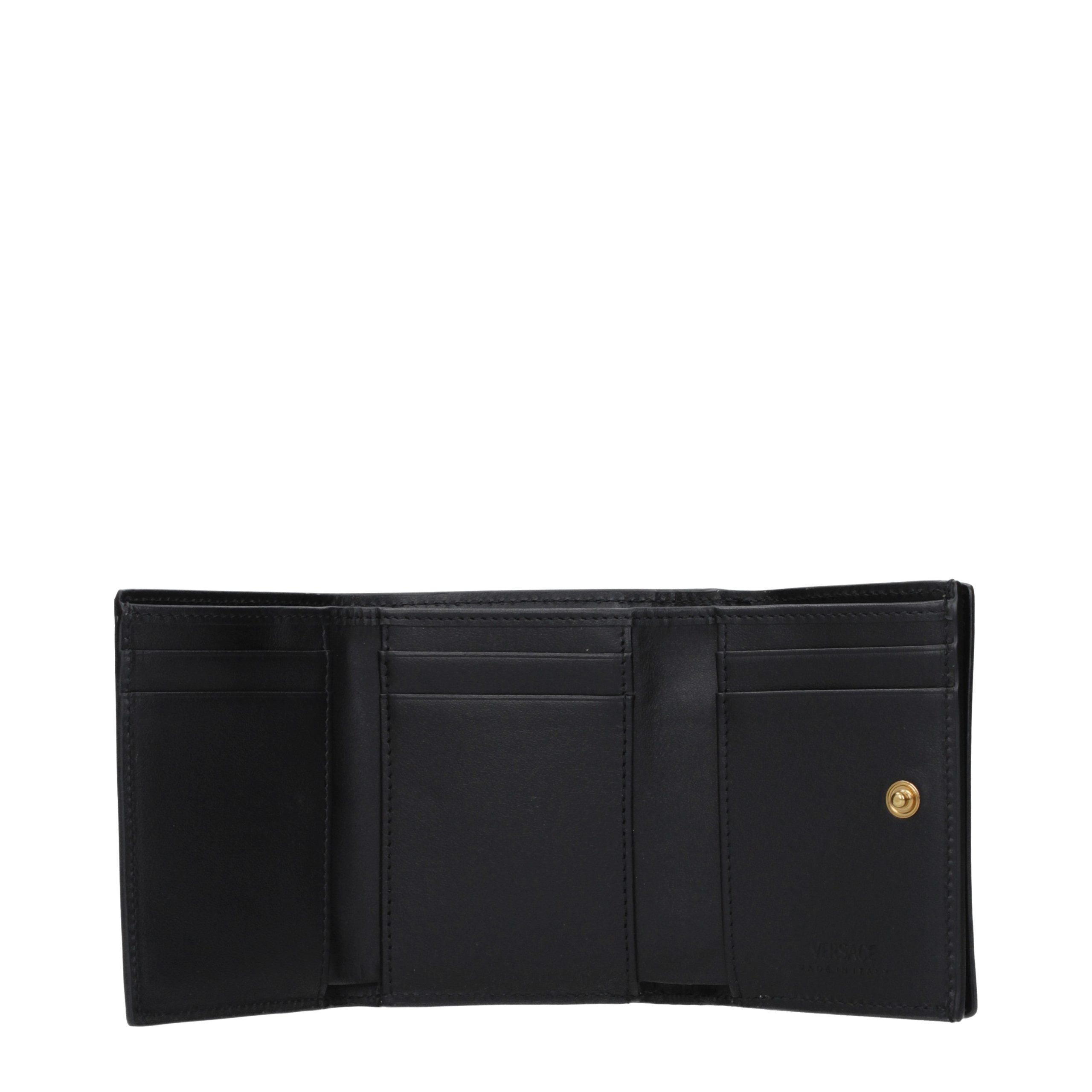 Versace Black Leather Wallet