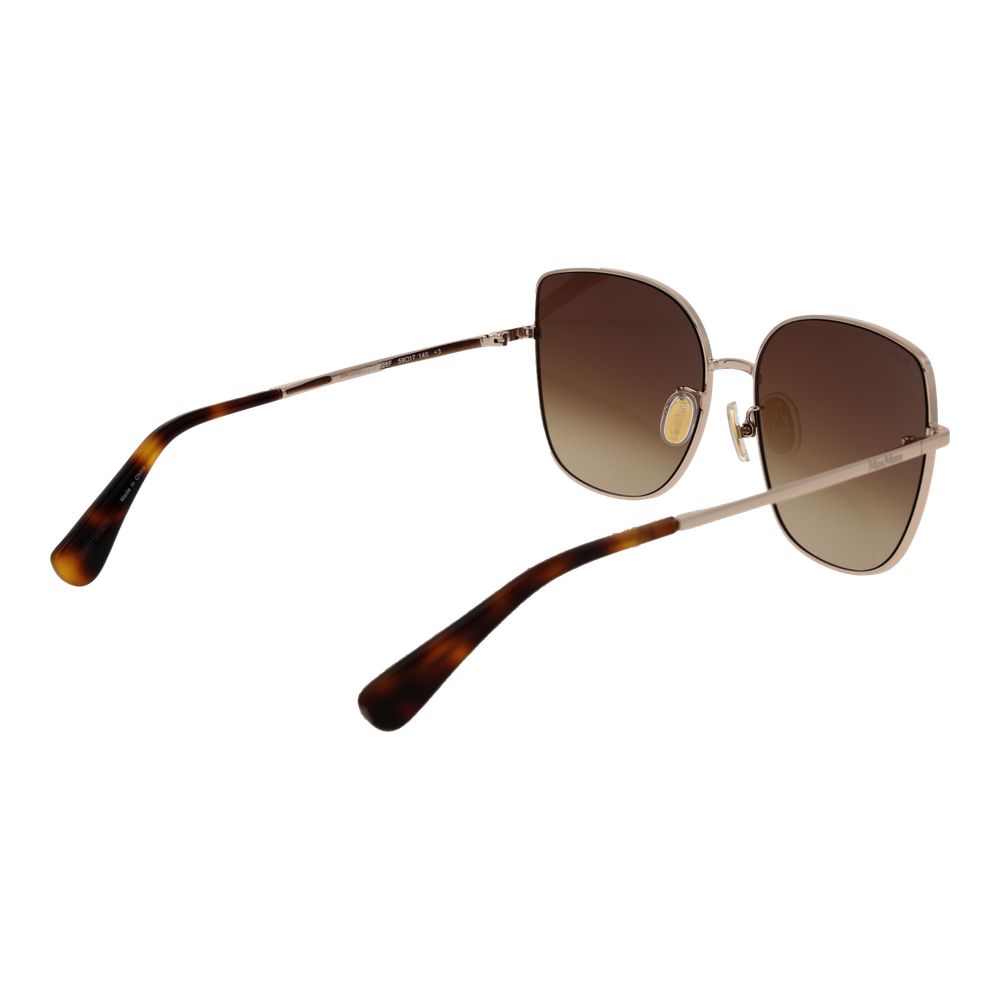 Max Mara Rose Gold Metal Sunglasses