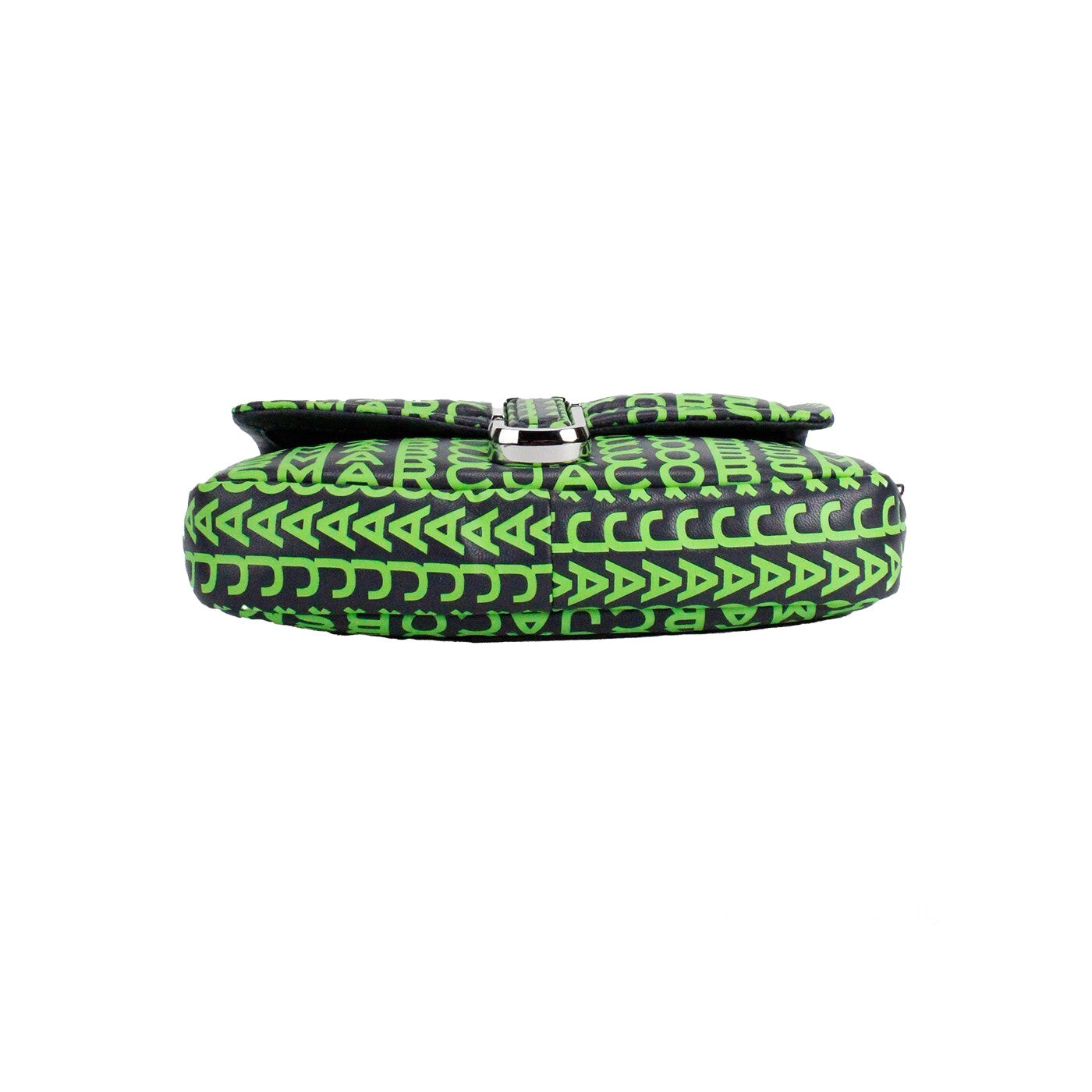 Marc Jacobs Neon Green The Monogram Leather J Marc Mini Shoulder Bag Crossbody