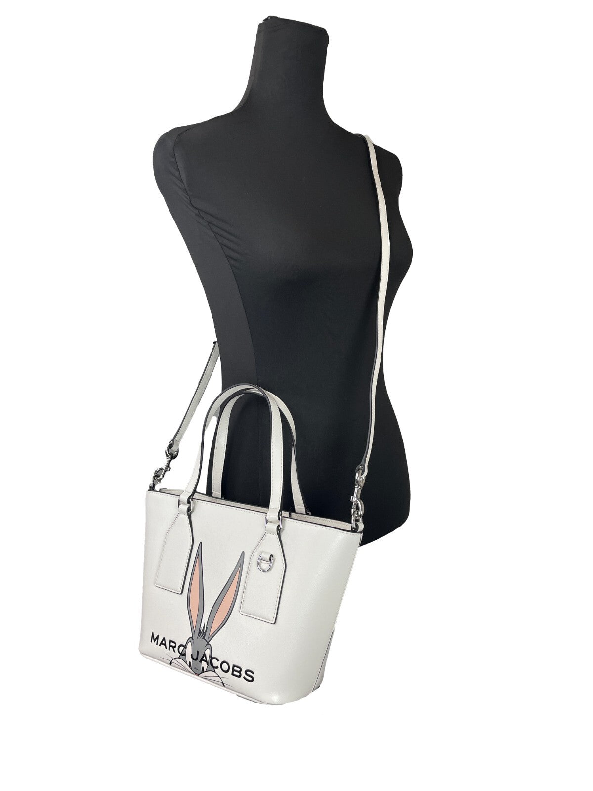 Marc Jacobs X Looney Tunes Bugs Bunny Small Leather Satchel Crossbody Bag