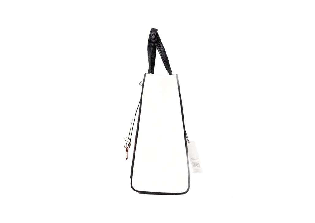 Marc Jacobs Grind Mini Pomegranate Colorblock Leather Tote Crossbody Handbag