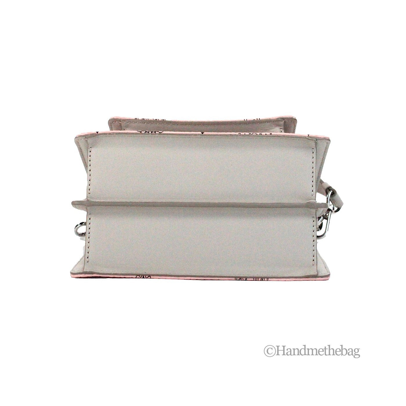 MCM Signature Patricia Leather Mini Flap Lock Crossbody Bag