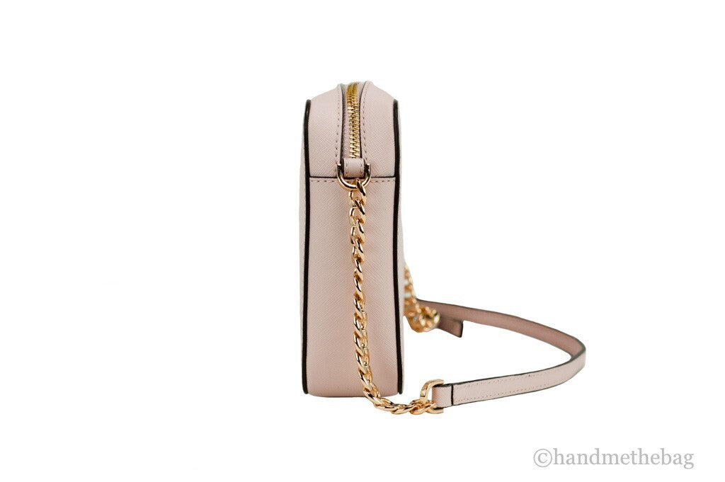 Michael Kors Adult Saffiano Leather East West Crossbody Handbag With 2 Slit Pockets