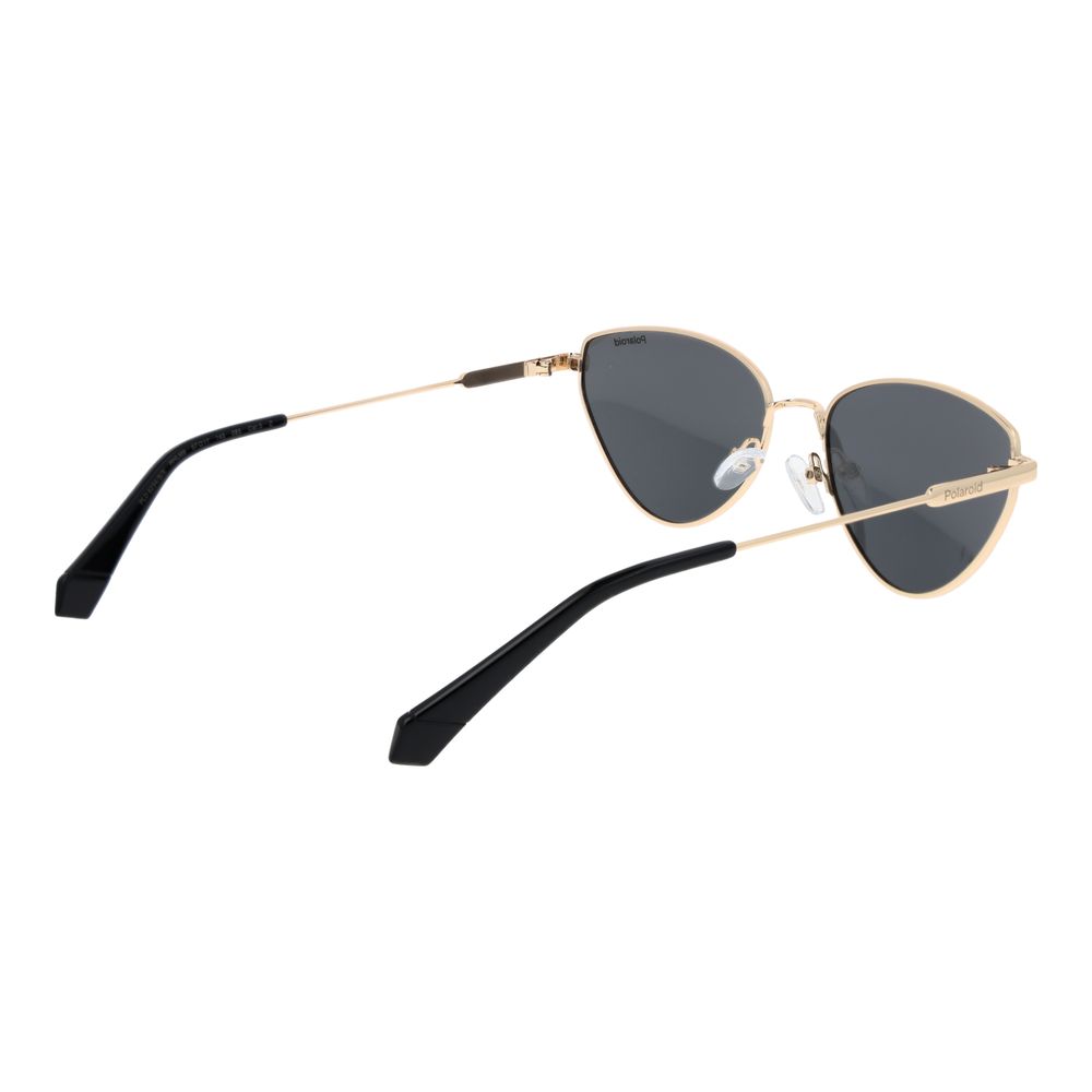 Polaroid Gold Metal Sunglasses