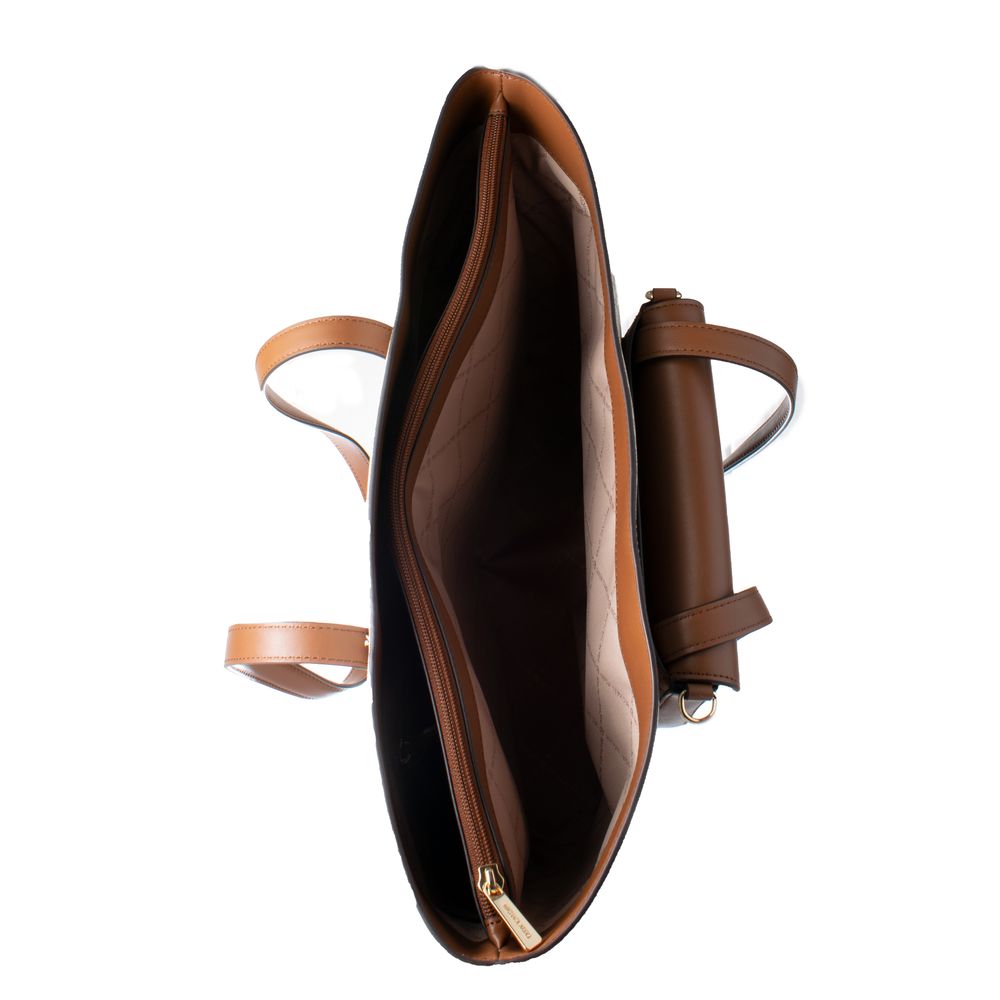 Michael Kors Beige Canvas Tote Bag